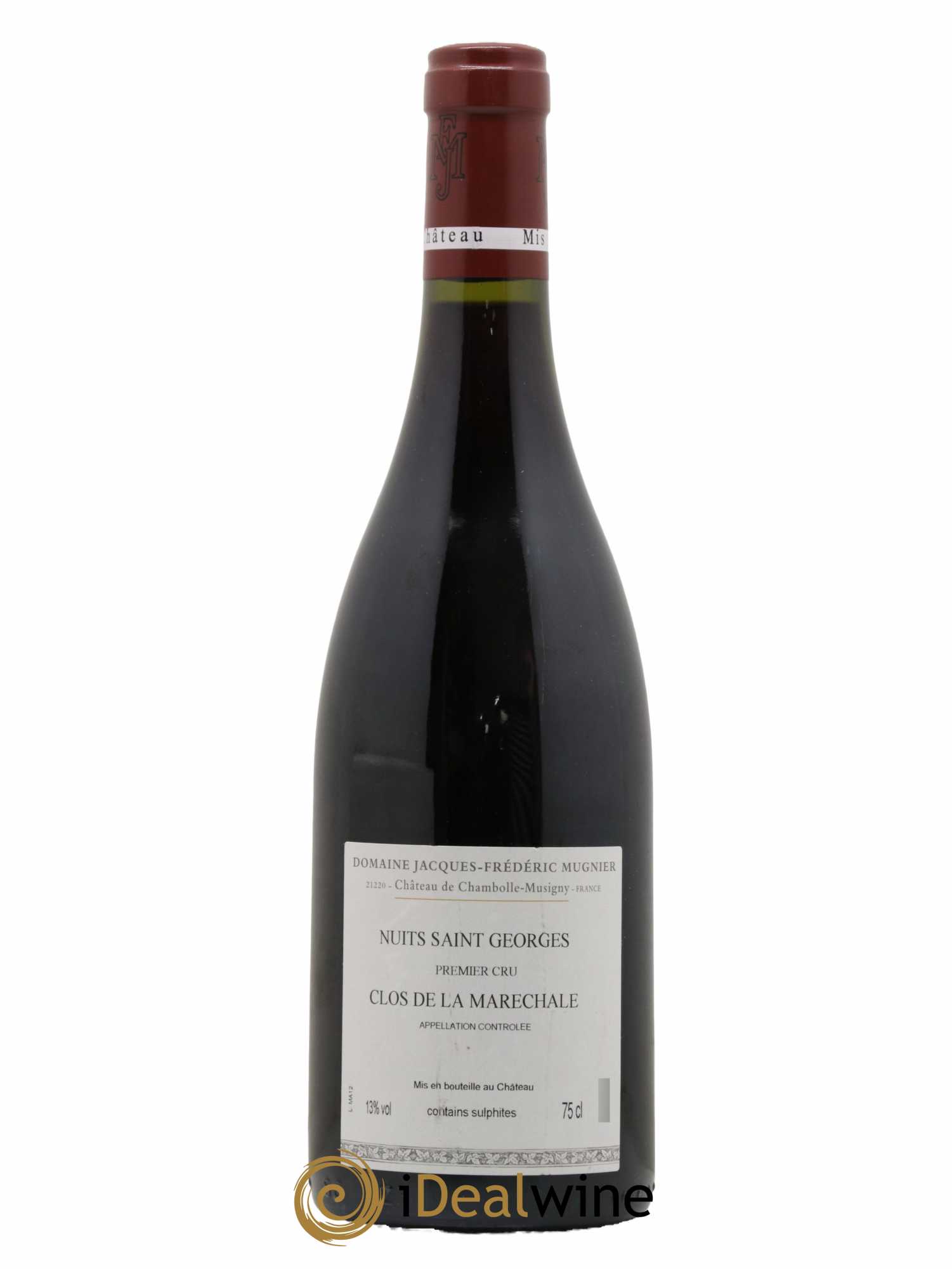 Nuits-Saint-Georges 1er Cru Clos de La Maréchale Jacques-Frédéric Mugnier 2012 - Lot de 1 bouteille - 1