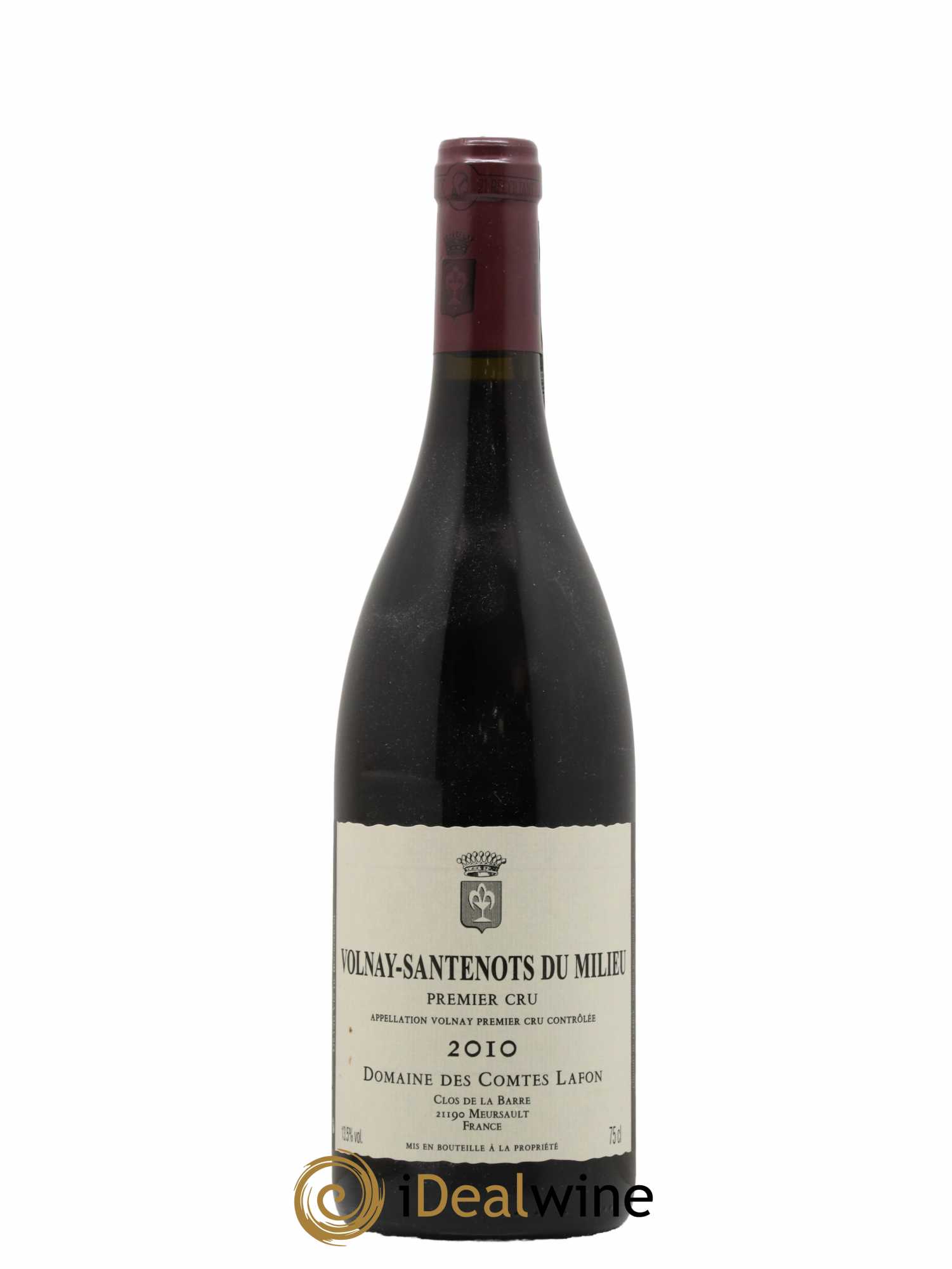 Volnay 1er Cru Santenots du Milieu Comtes Lafon (Domaine des) 2010 - Lot de 1 bouteille - 0