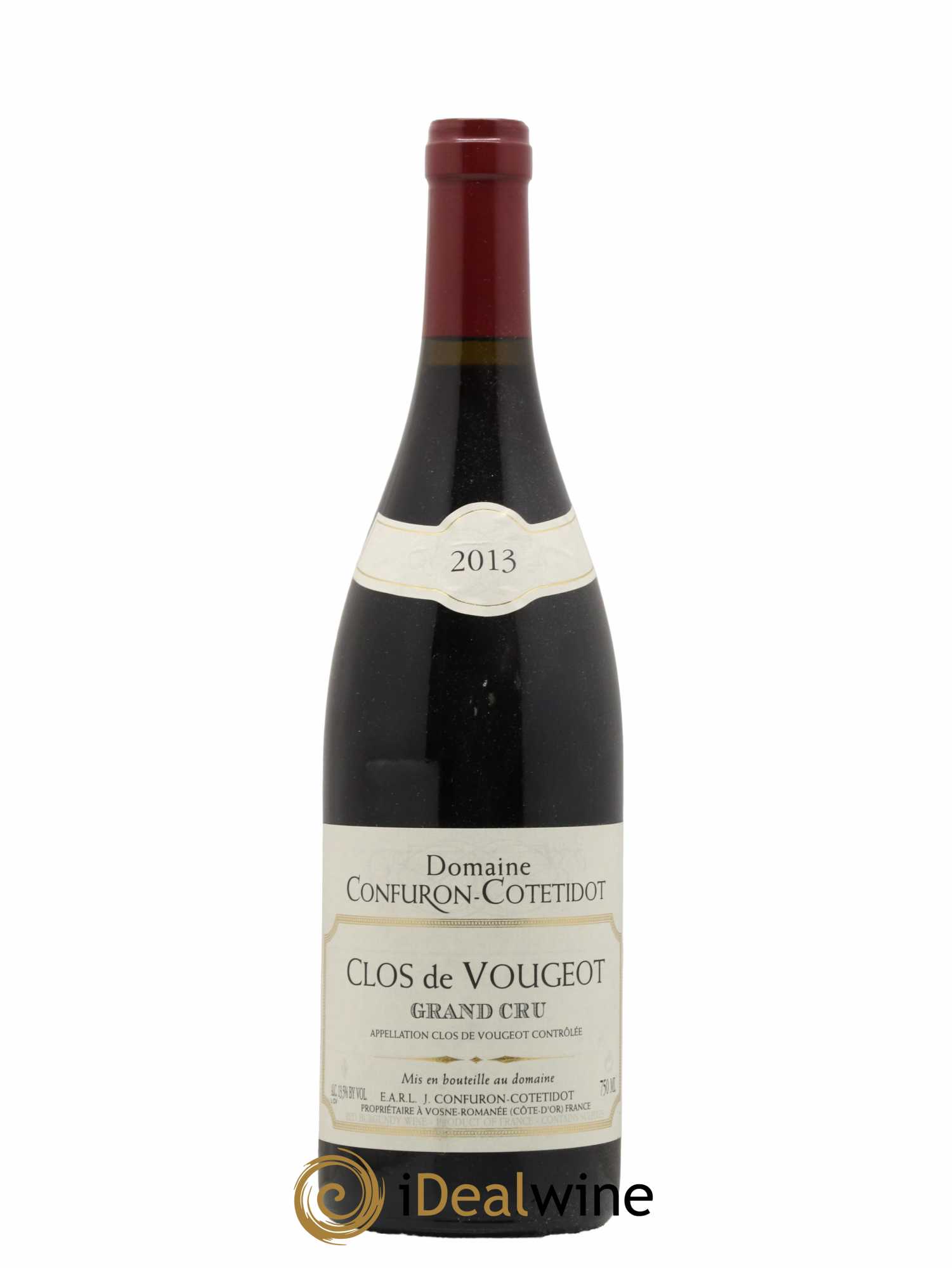 Clos de Vougeot Grand Cru Confuron-Cotetidot 2013 - Lot de 1 bouteille - 0