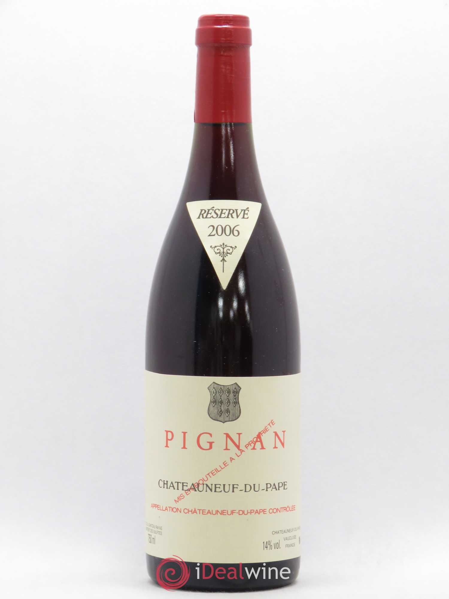 Châteauneuf-du-Pape Pignan Emmanuel Reynaud 2006 - Lot de 1 bouteille - 0