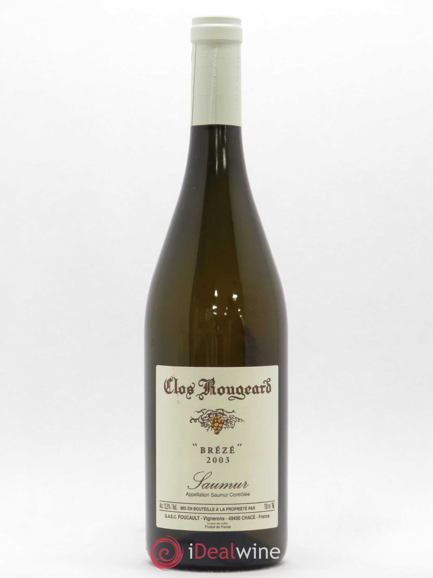 Saumur Brézé Clos Rougeard 2003 - Posten von 1 Flasche - 0