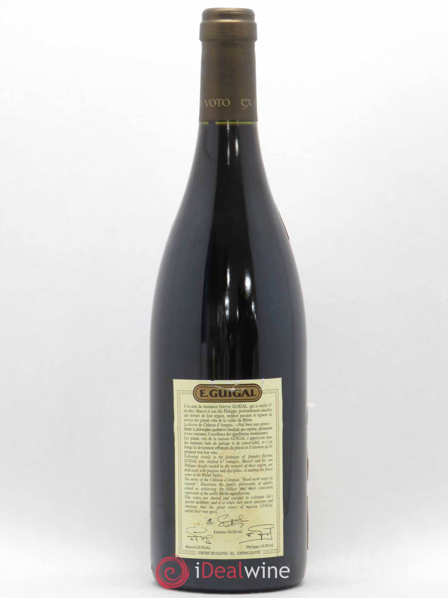 Ermitage Ex Voto Guigal 2003 - Lot de 1 bouteille - 1