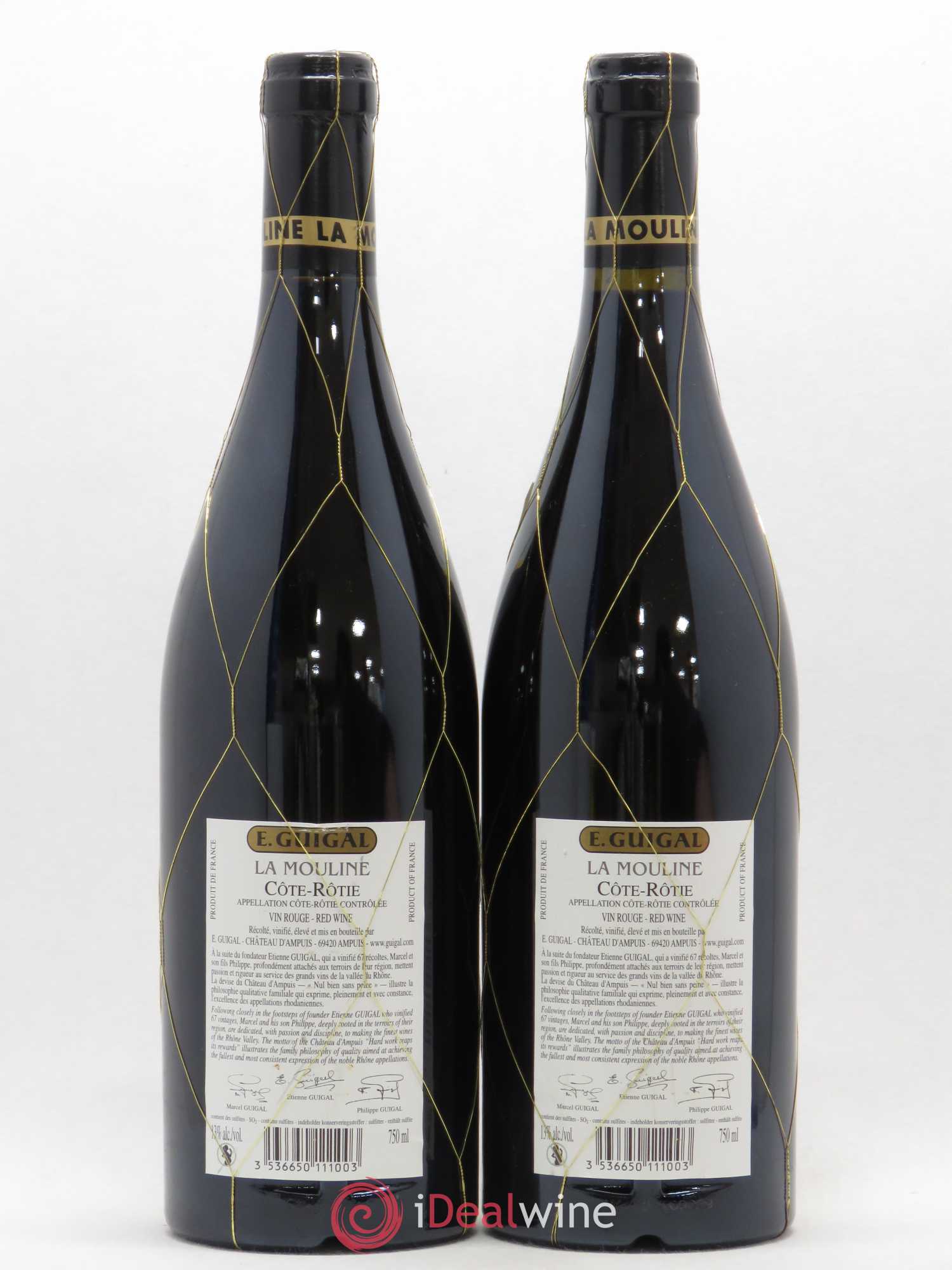 Côte-Rôtie La Mouline Guigal 2005 - Lot de 2 bouteilles - 1