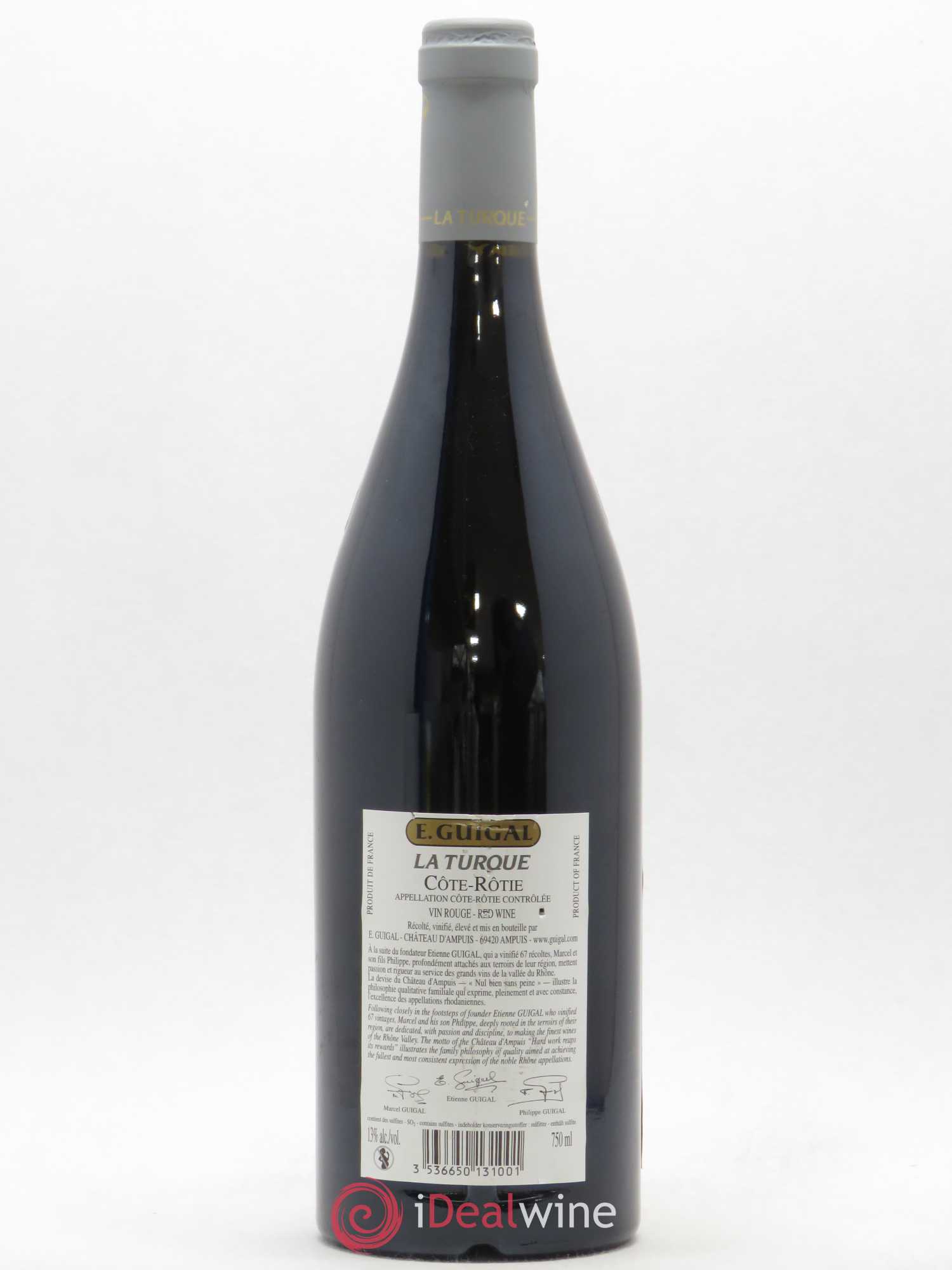 Côte-Rôtie La Turque Guigal 2005 - Lot de 1 bouteille - 1