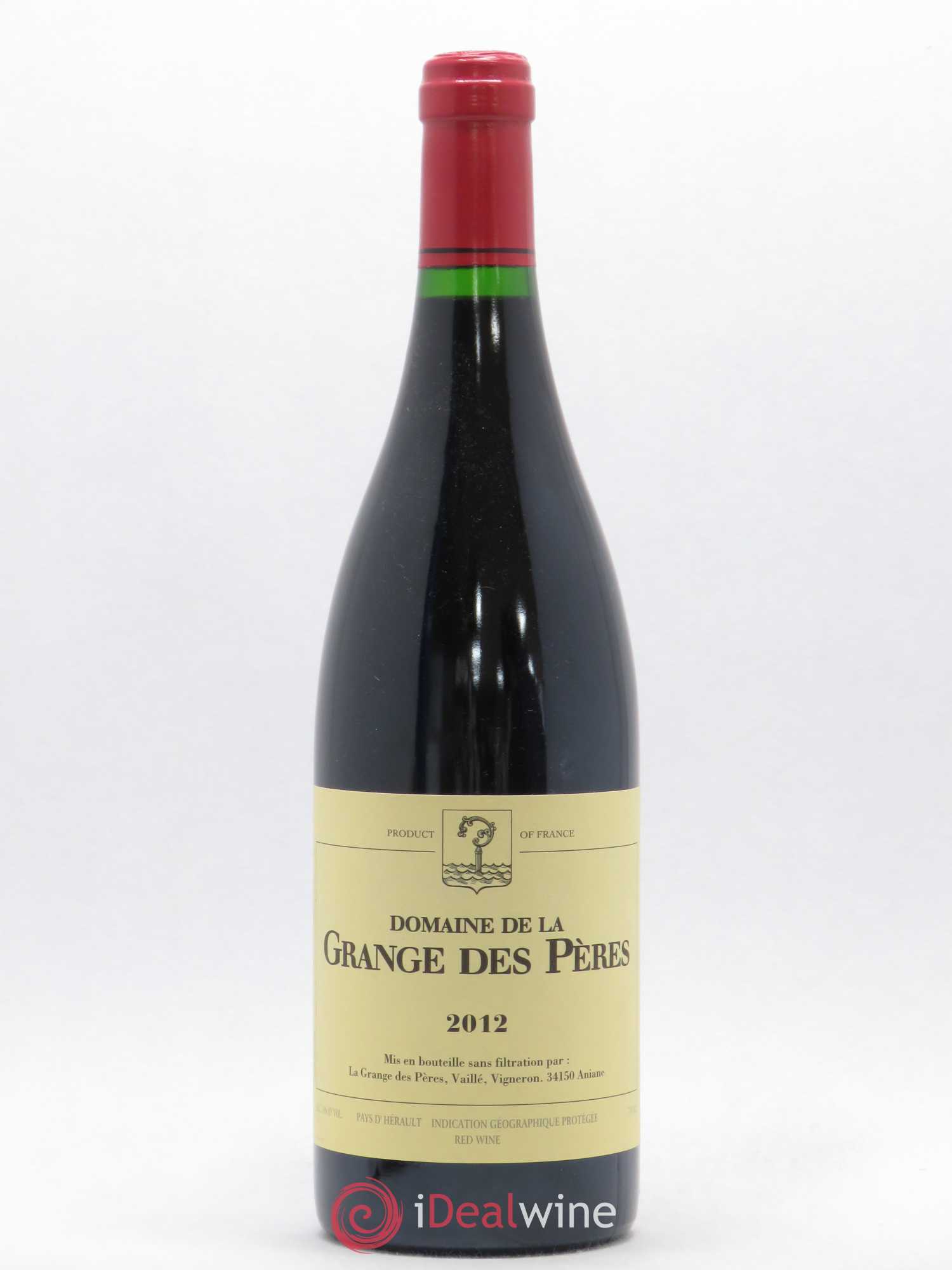 Pays d'Hérault Grange des Pères Laurent Vaillé 2012 - Lot de 1 bouteille - 0