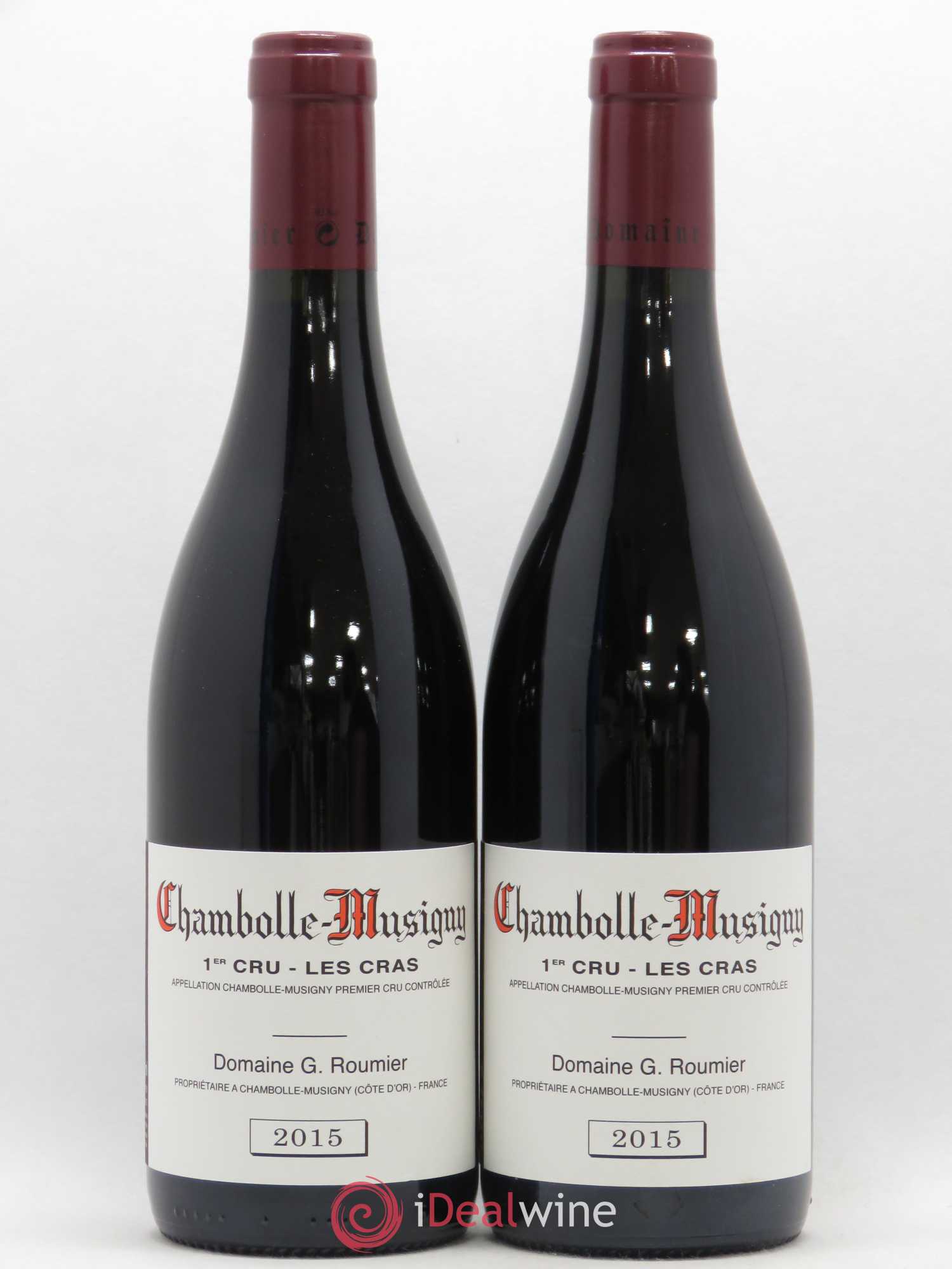 Chambolle-Musigny 1er Cru Les Cras Georges Roumier (Domaine) 2015 - Lot de 2 bouteilles - 0