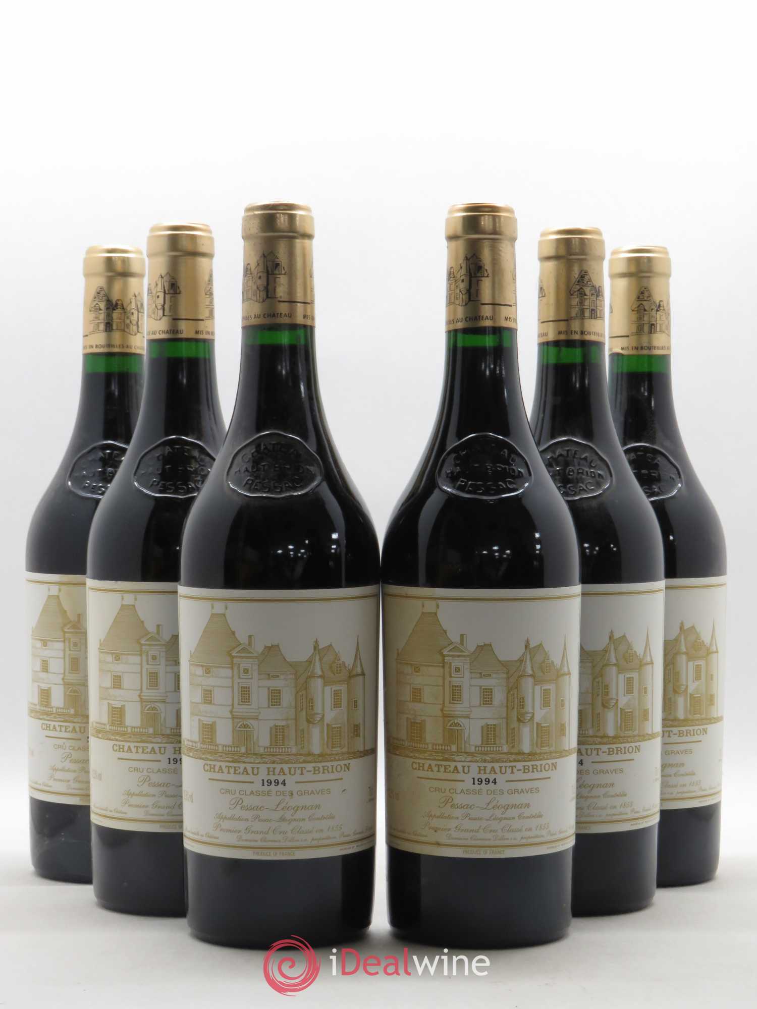 Château Haut Brion 1er Grand Cru Classé 1994 - Lot de 6 bouteilles - 0
