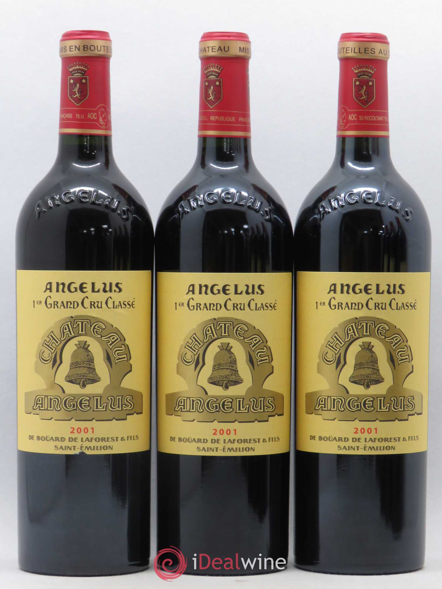 Château Angélus 1er Grand Cru Classé A 2001 - Lot de 6 bouteilles - 3