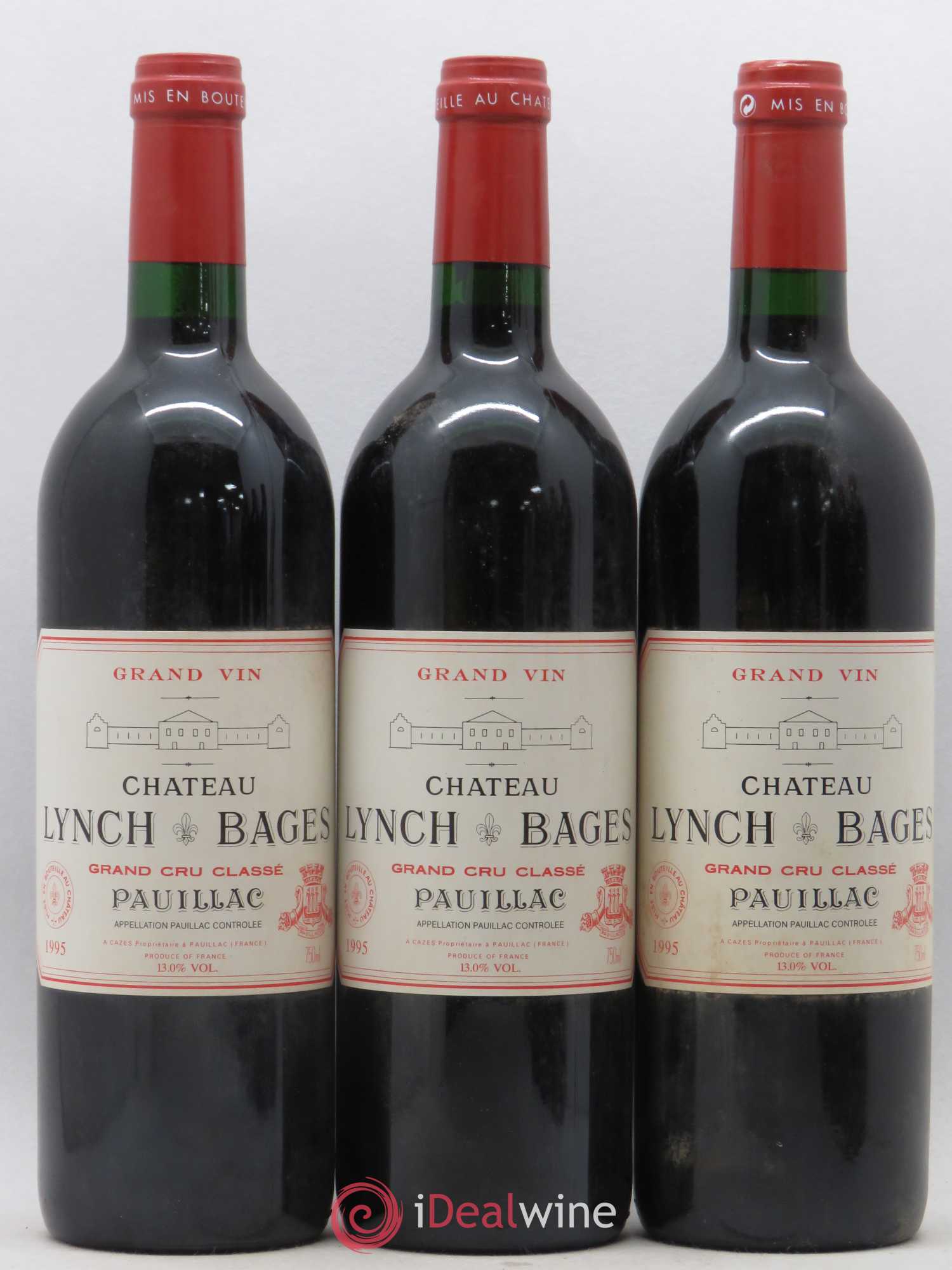 Château Lynch Bages 5ème Grand Cru Classé 1995 - Lot de 6 bouteilles - 2