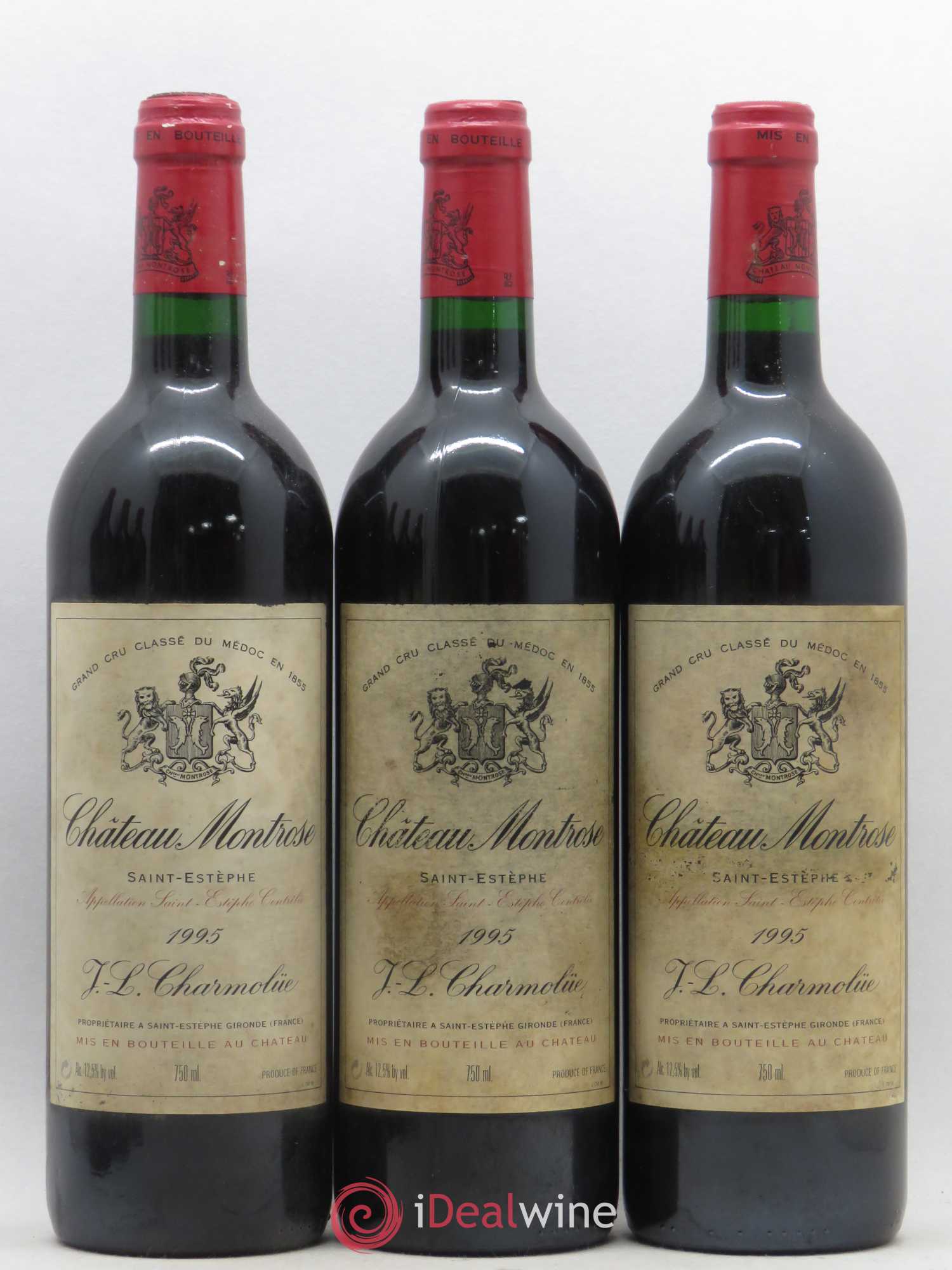 Château Montrose 2ème Grand Cru Classé 1995 - Lot de 6 bouteilles - 1