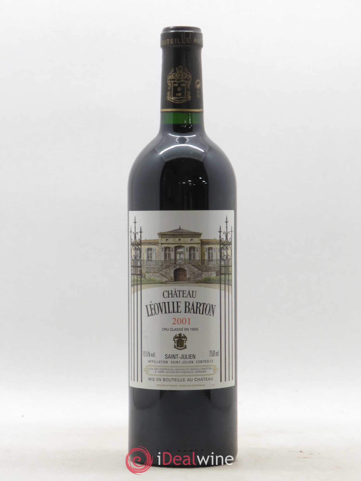 Château Léoville Barton 2ème Grand Cru Classé 2001 - Lot de 1 bouteille - 0