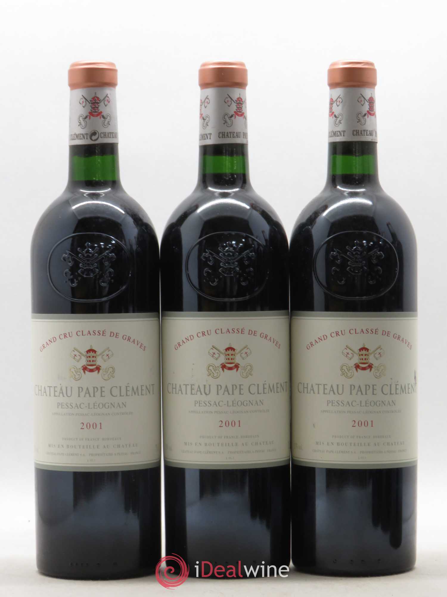 Château Pape Clément Cru Classé de Graves 2001 - Lot de 6 bouteilles - 2