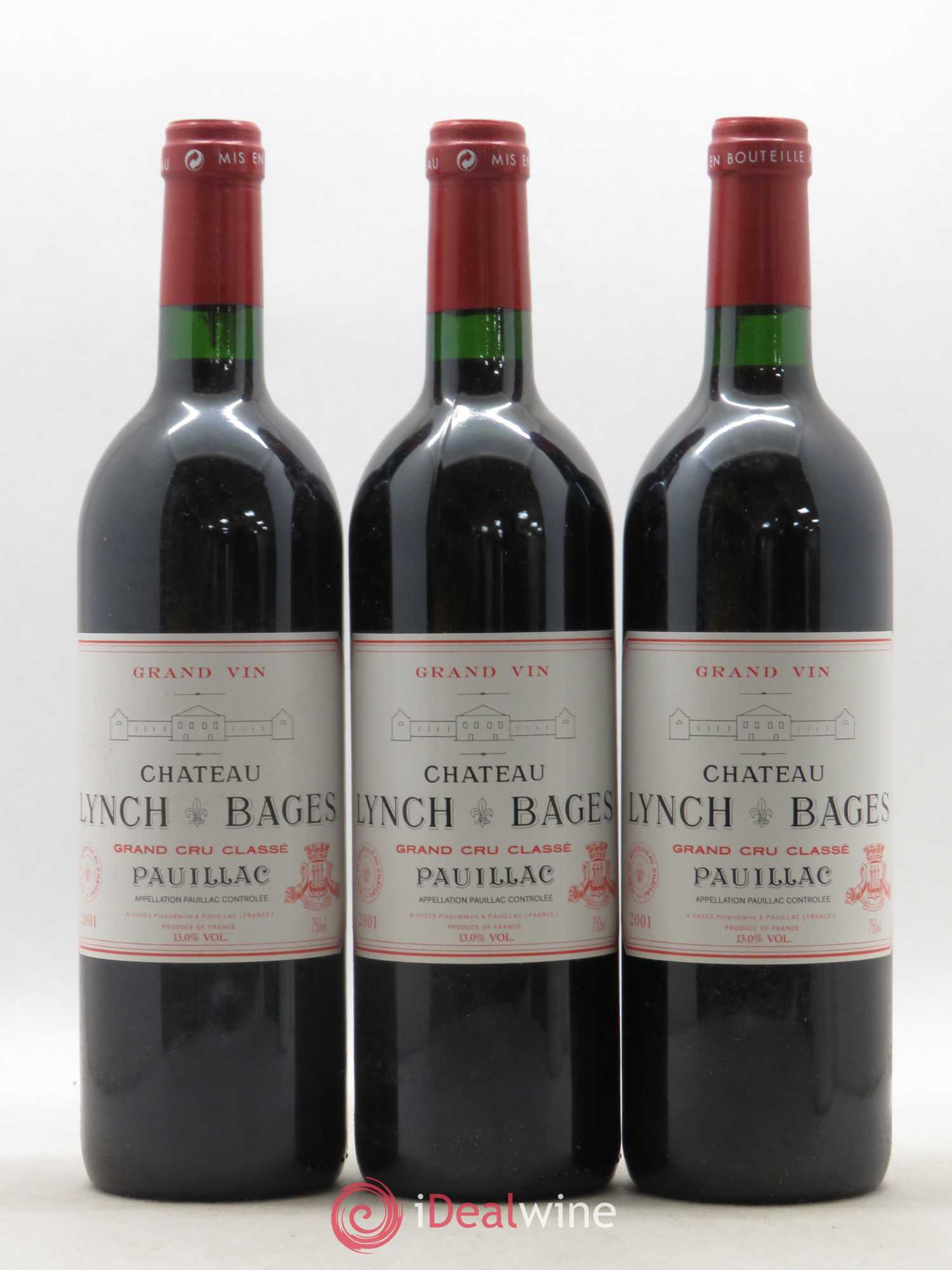 Château Lynch Bages 5ème Grand Cru Classé 2001 - Lot de 6 bouteilles - 2