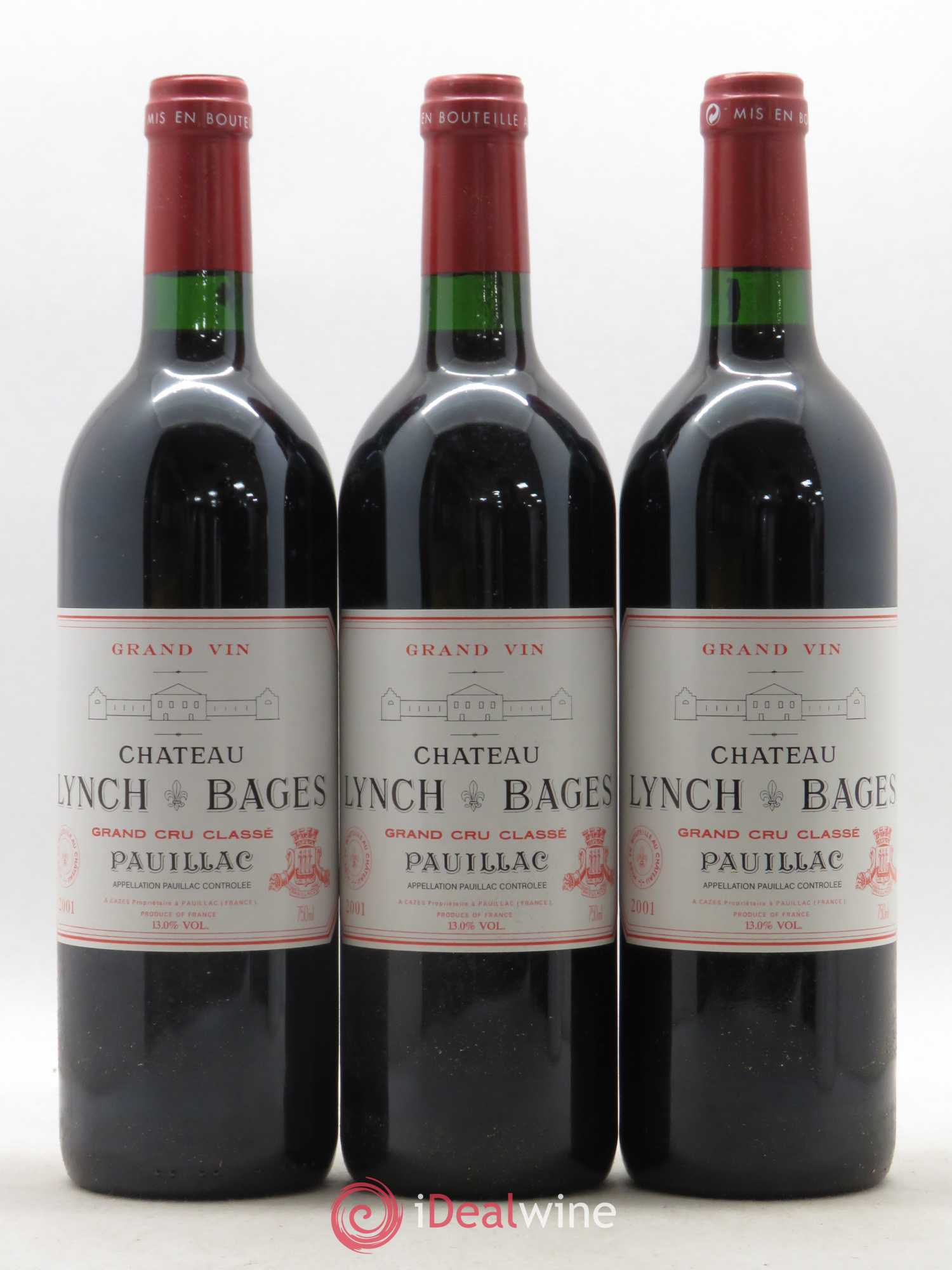 Château Lynch Bages 5ème Grand Cru Classé 2001 - Lot de 6 bouteilles - 2