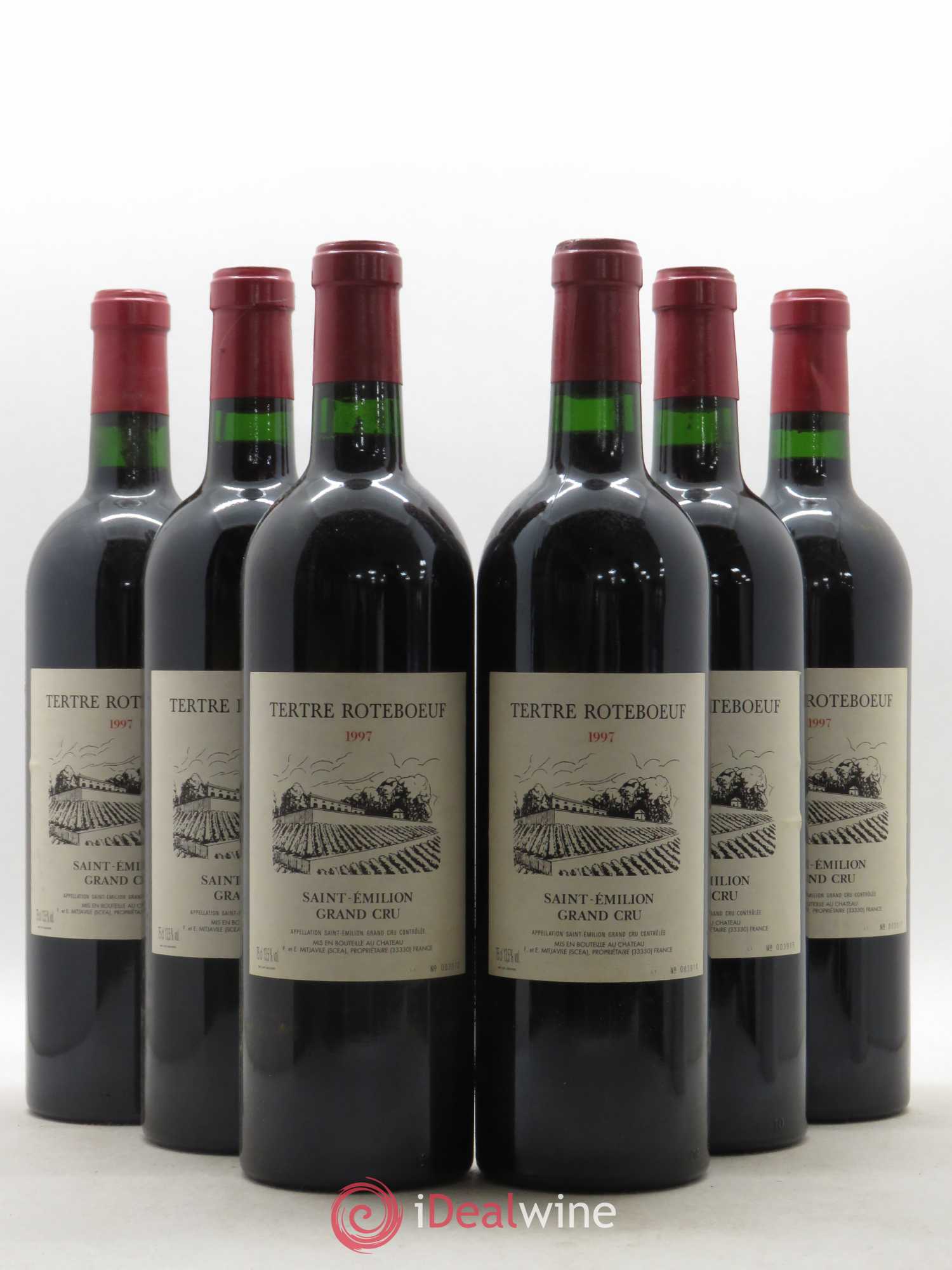 Château Tertre Roteboeuf 1997 - Posten von 6 Flaschen - 0