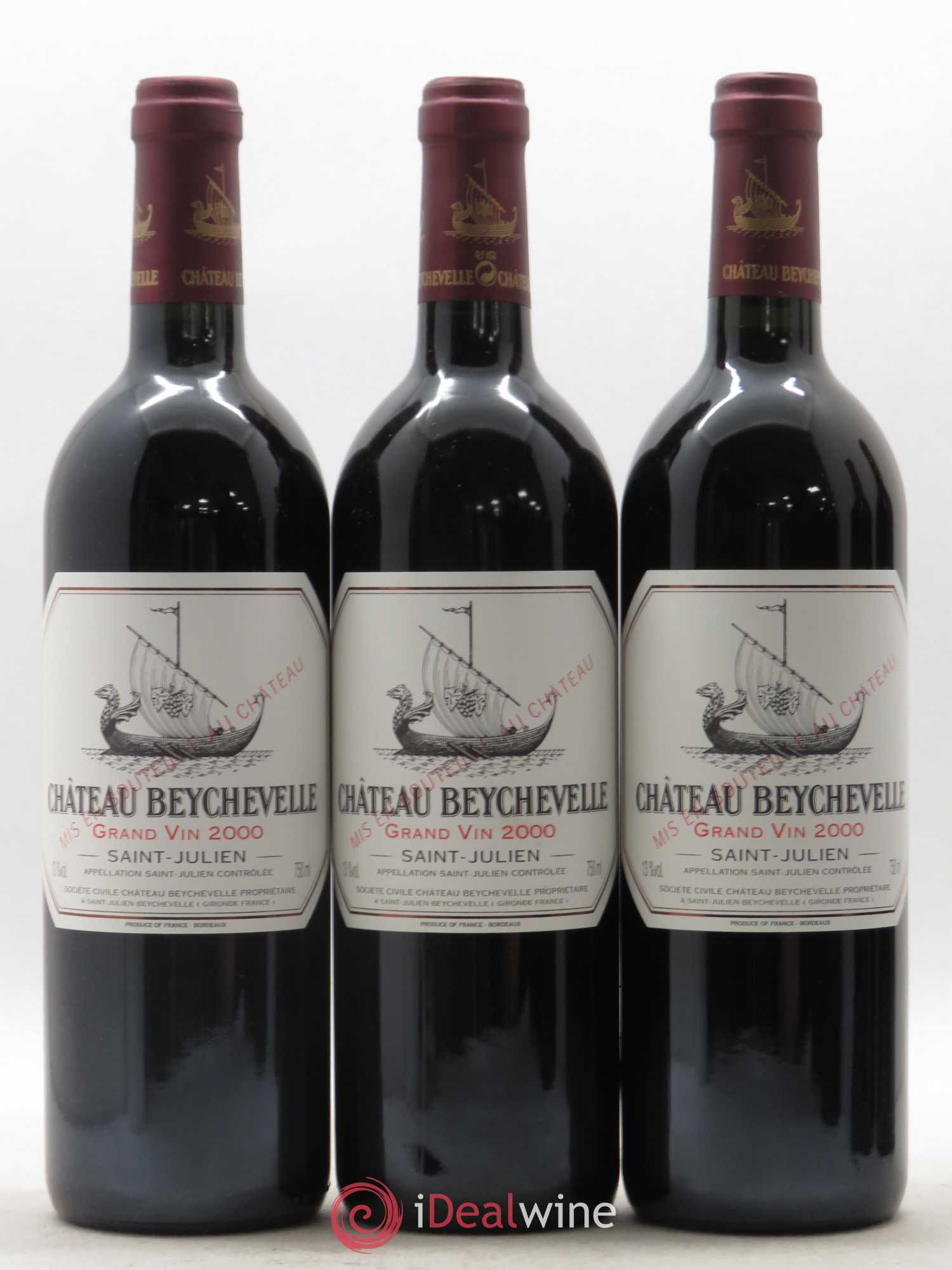 Château Beychevelle 4ème Grand Cru Classé 2000 - Lot de 6 bouteilles - 2