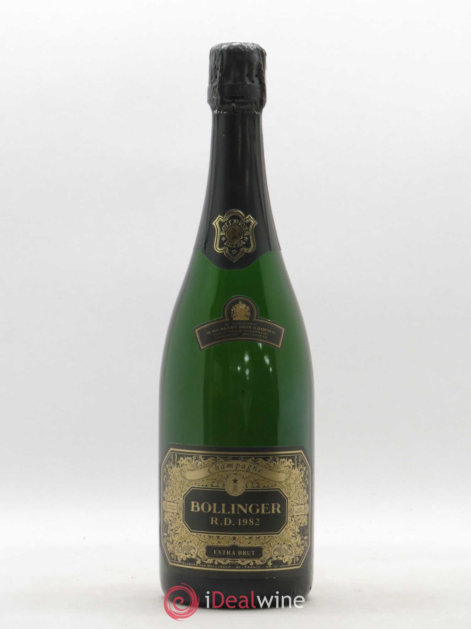 R.D. Extra-Brut Bollinger 1982 - Lot de 1 bouteille - 0