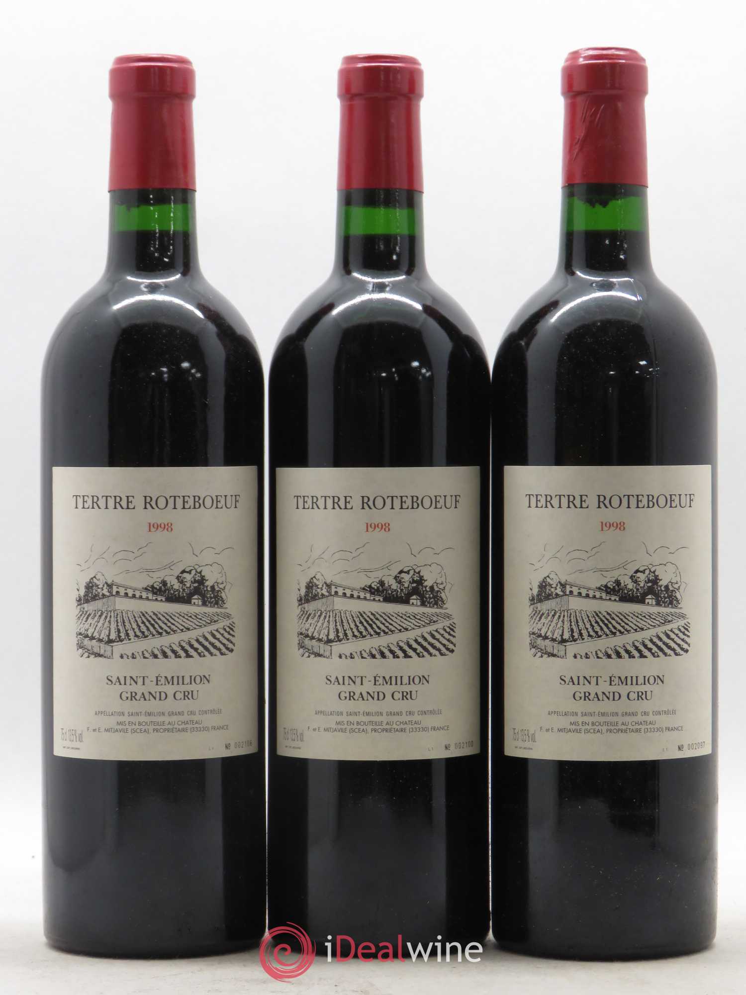 Château Tertre Roteboeuf 1998 - Lot de 6 bouteilles - 2