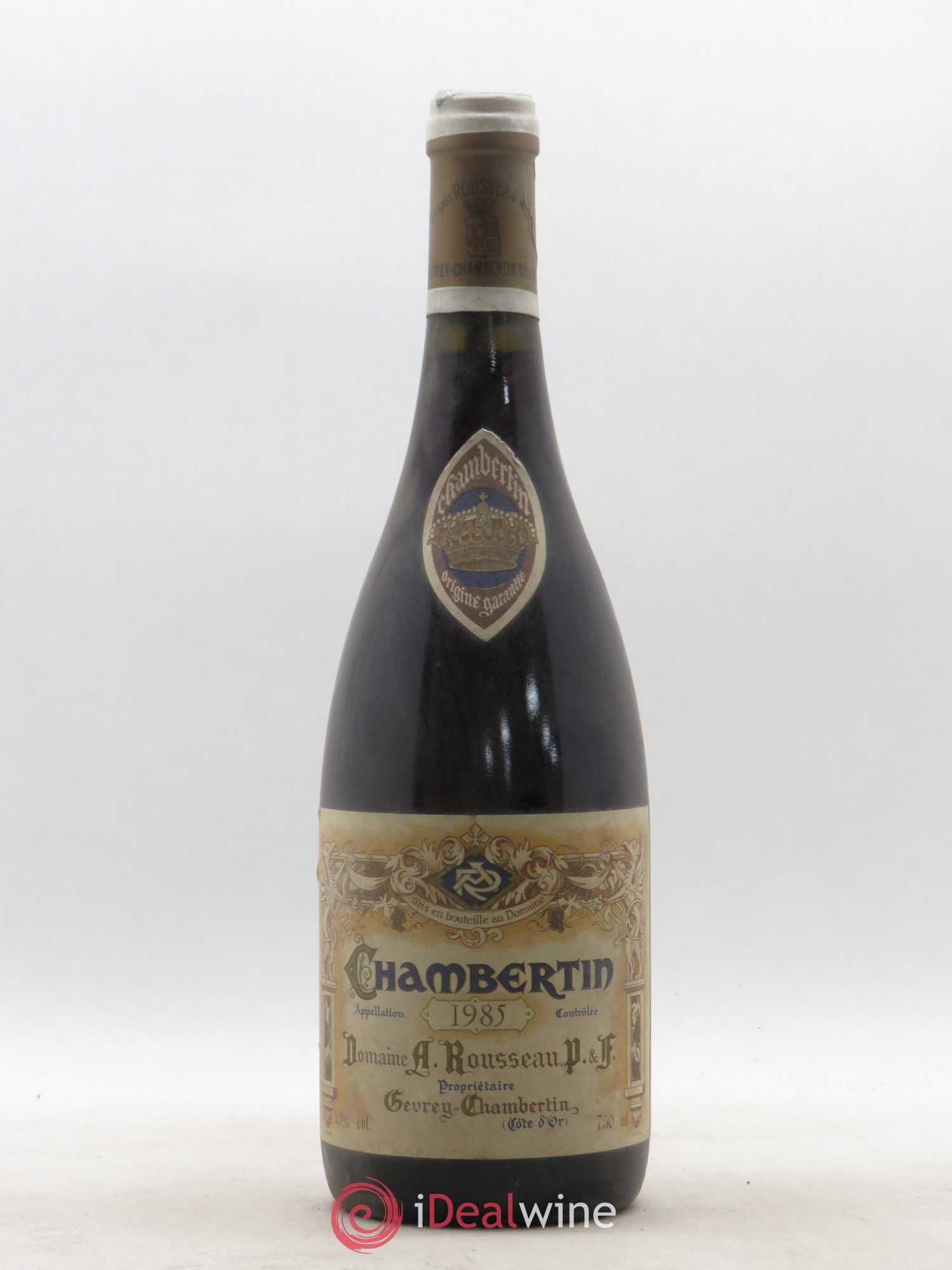 Chambertin Grand Cru Armand Rousseau (Domaine) 1985 - Lot de 1 bouteille - 0