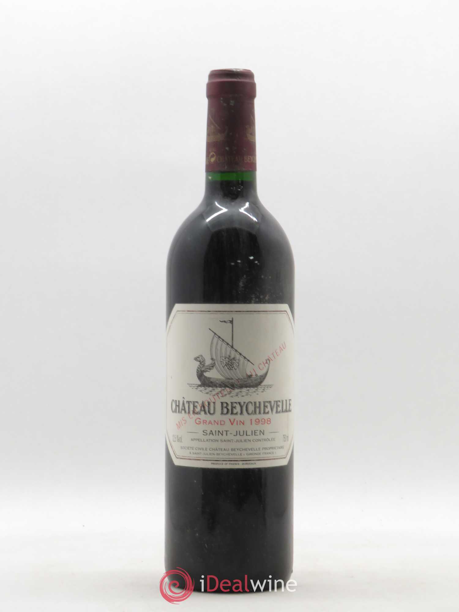Château Beychevelle 4ème Grand Cru Classé 1998 - Lot de 1 bouteille - 0