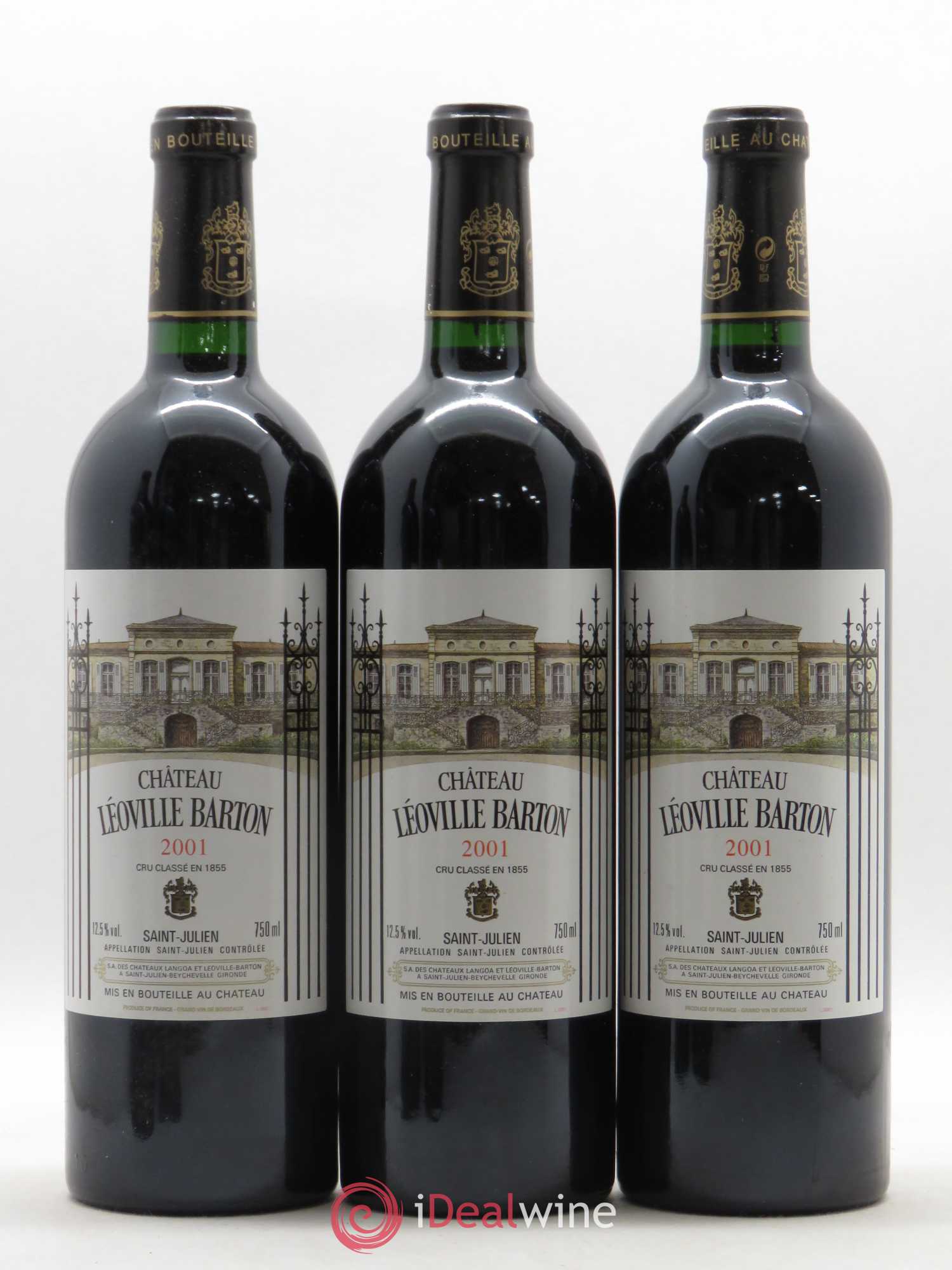 Château Léoville Barton 2ème Grand Cru Classé 2001 - Lot de 6 bouteilles - 2