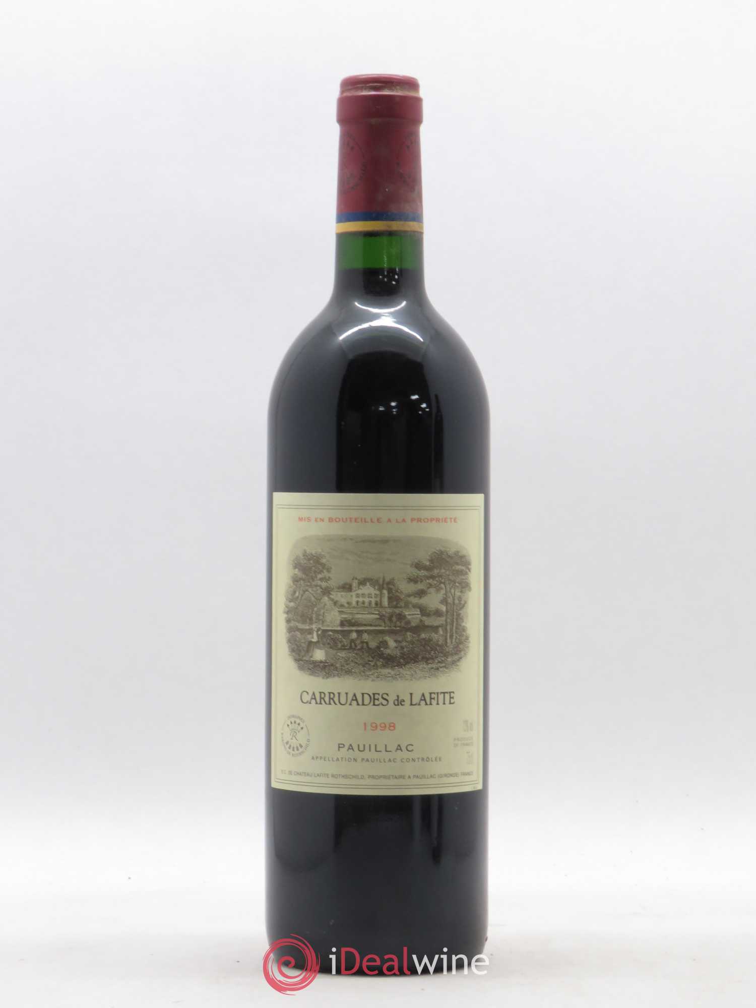 Carruades de Lafite Rothschild Second Vin 1998 - Lot de 1 bouteille - 0