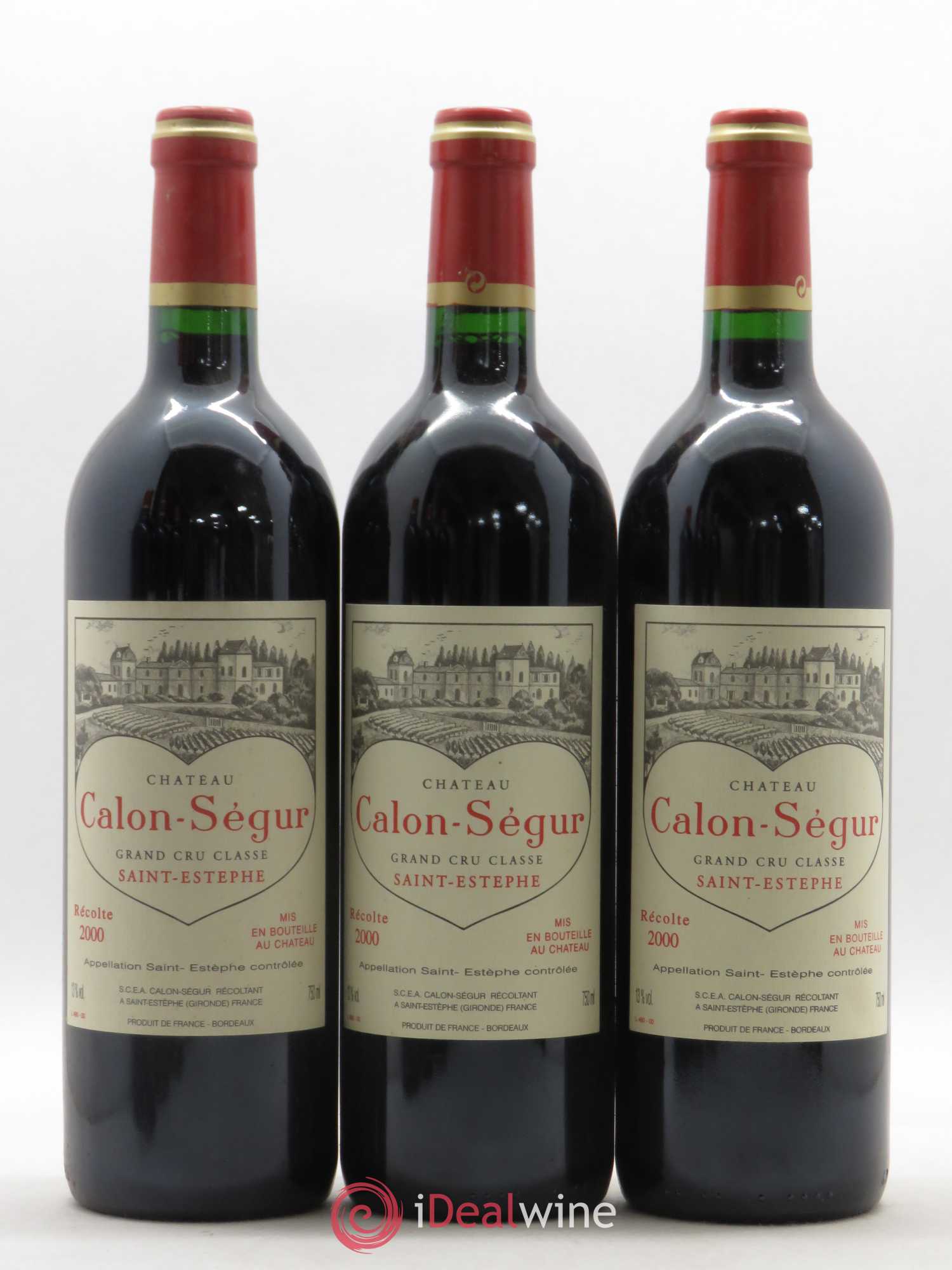 Château Calon Ségur 3ème Grand Cru Classé 2000 - Lot de 6 bouteilles - 2