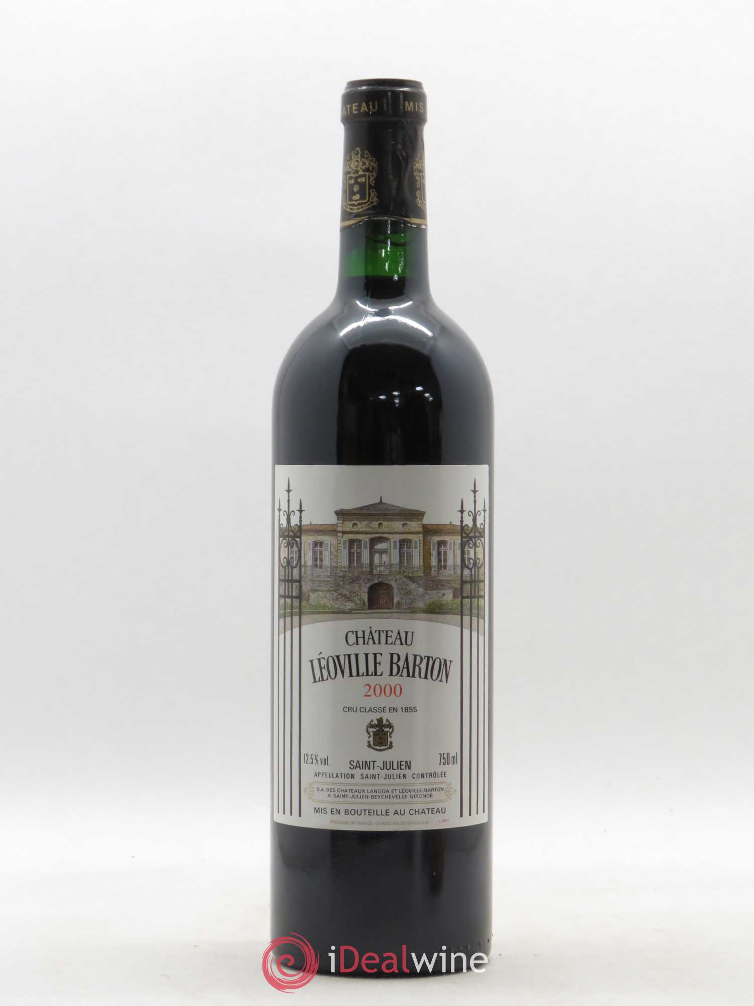 Château Léoville Barton 2ème Grand Cru Classé 2000 - Lot de 1 bouteille - 0