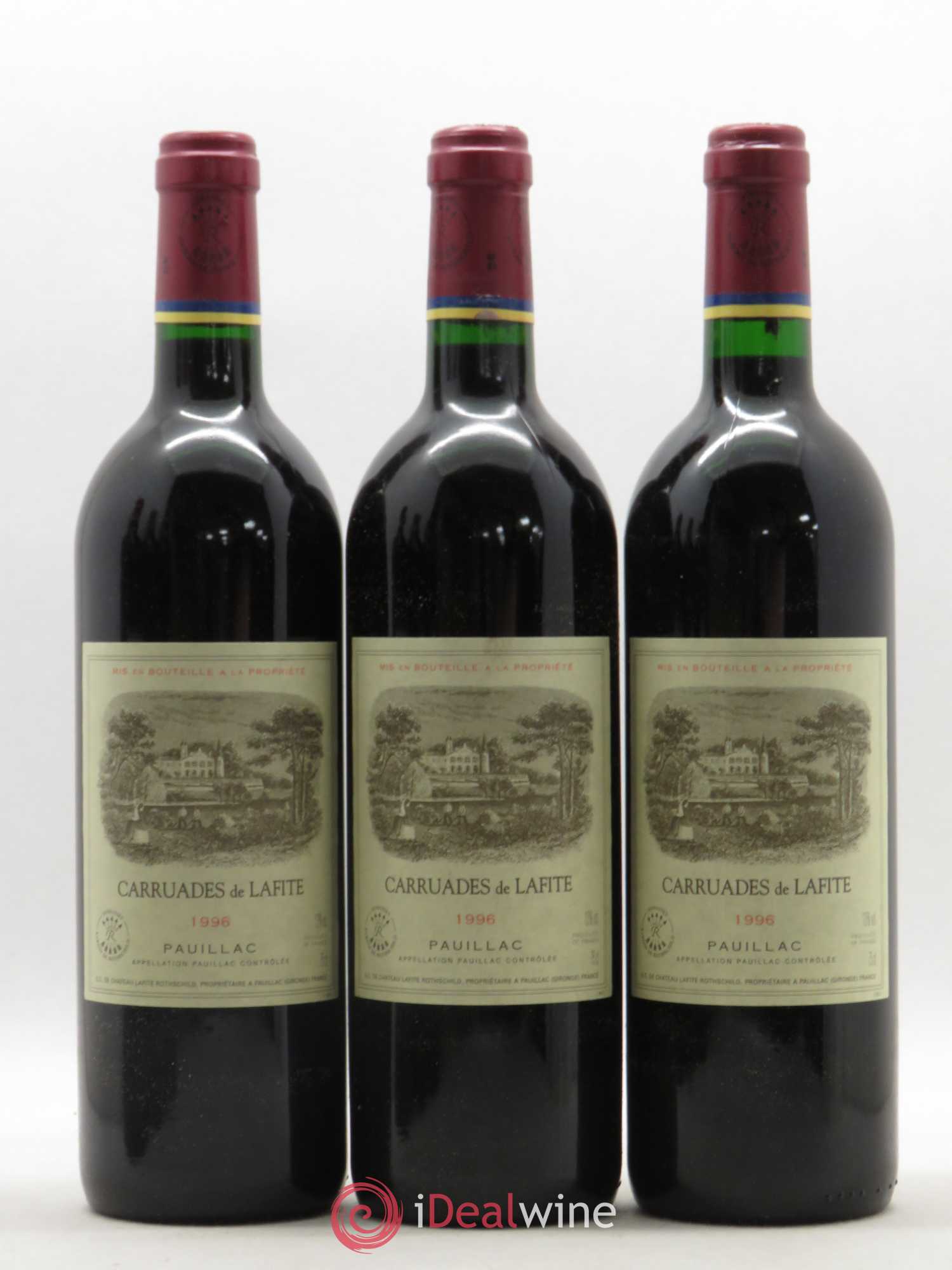 Carruades de Lafite Rothschild Second Vin 1996 - Lot de 12 bouteilles - 2