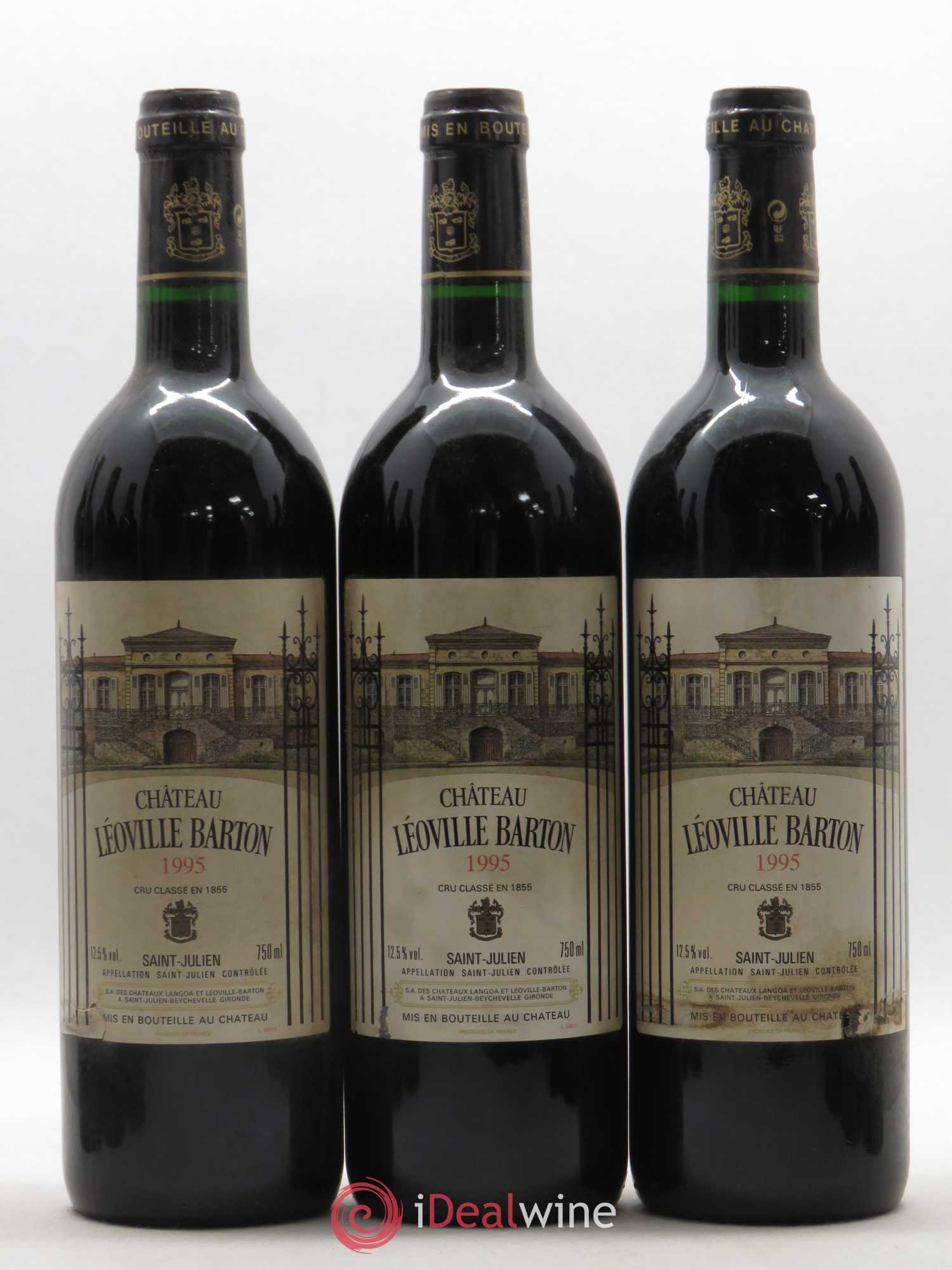 Château Léoville Barton 2ème Grand Cru Classé 1995 - Lot de 12 bouteilles - 2