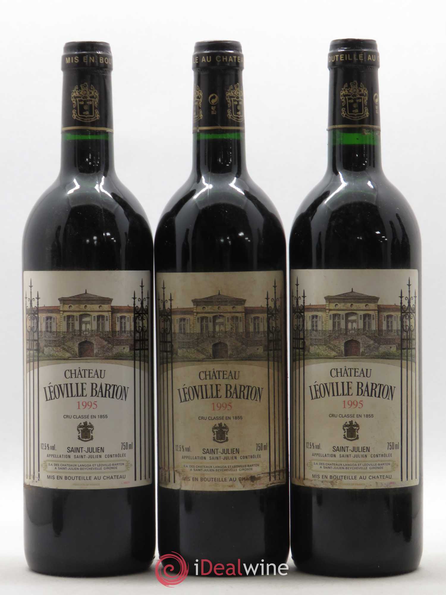 Château Léoville Barton 2ème Grand Cru Classé 1995 - Lot de 12 bouteilles - 3