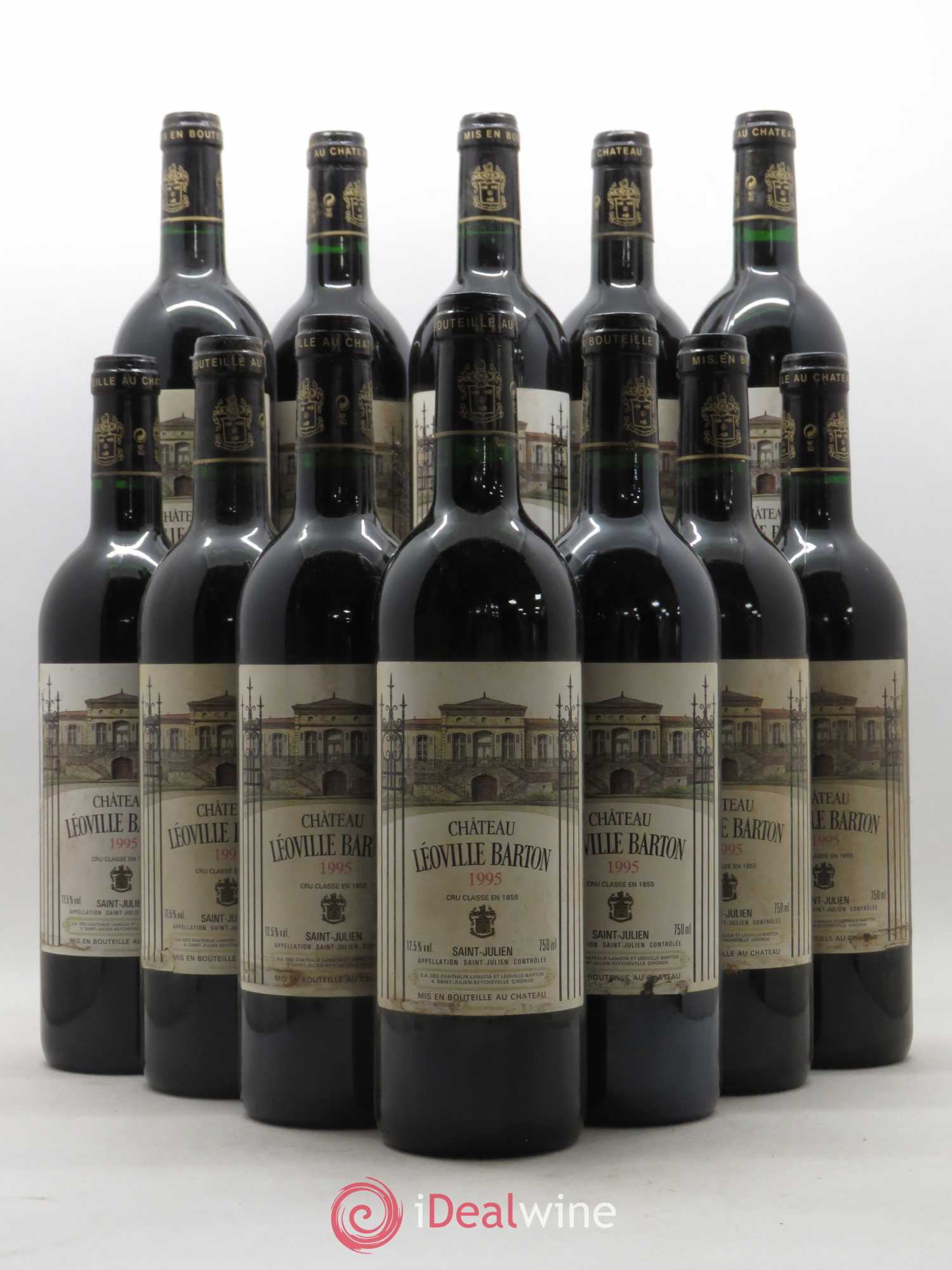 Château Léoville Barton 2ème Grand Cru Classé 1995 - Lot de 12 bouteilles - 0