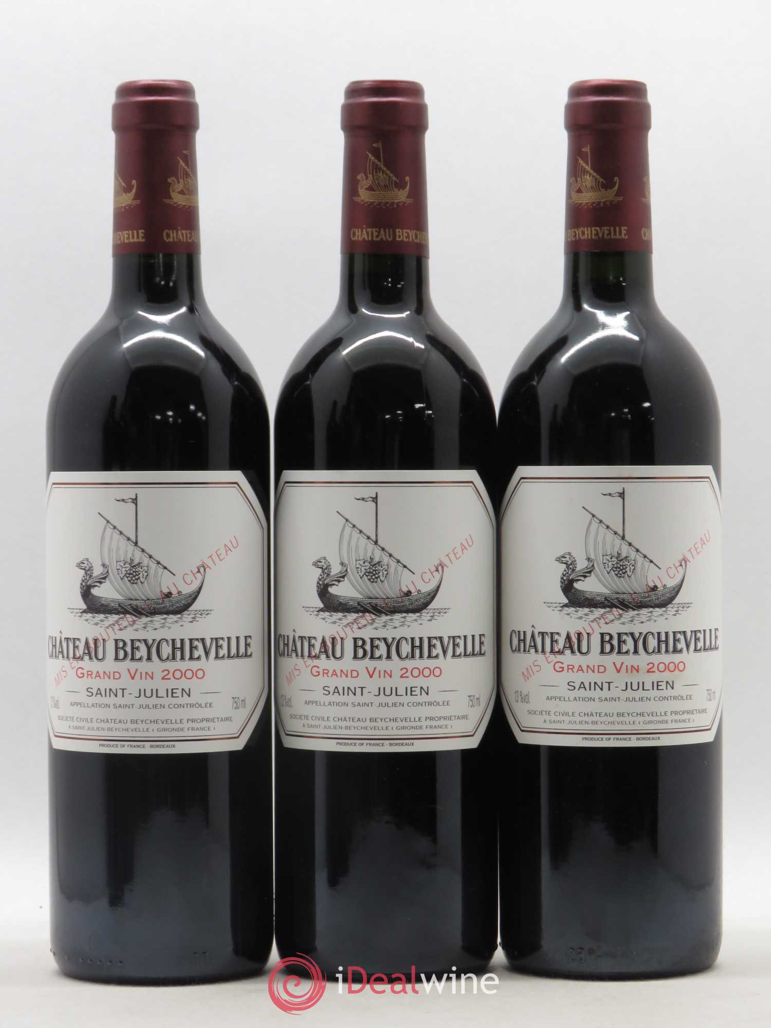 Château Beychevelle 4ème Grand Cru Classé 2000 - Lot de 6 bouteilles - 2