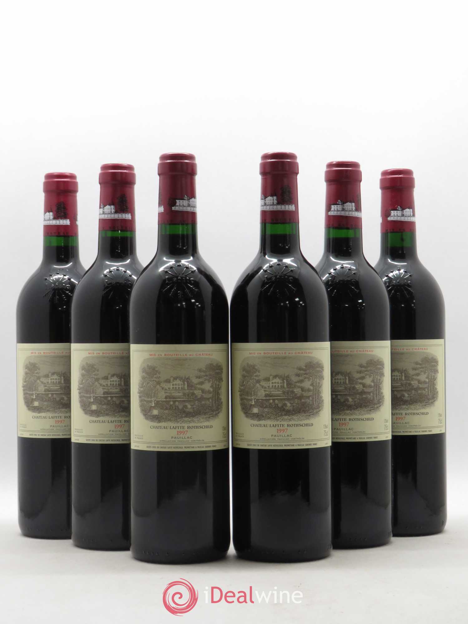 Château Lafite Rothschild 1er Grand Cru Classé 1997 - Lot de 6 bouteilles - 0