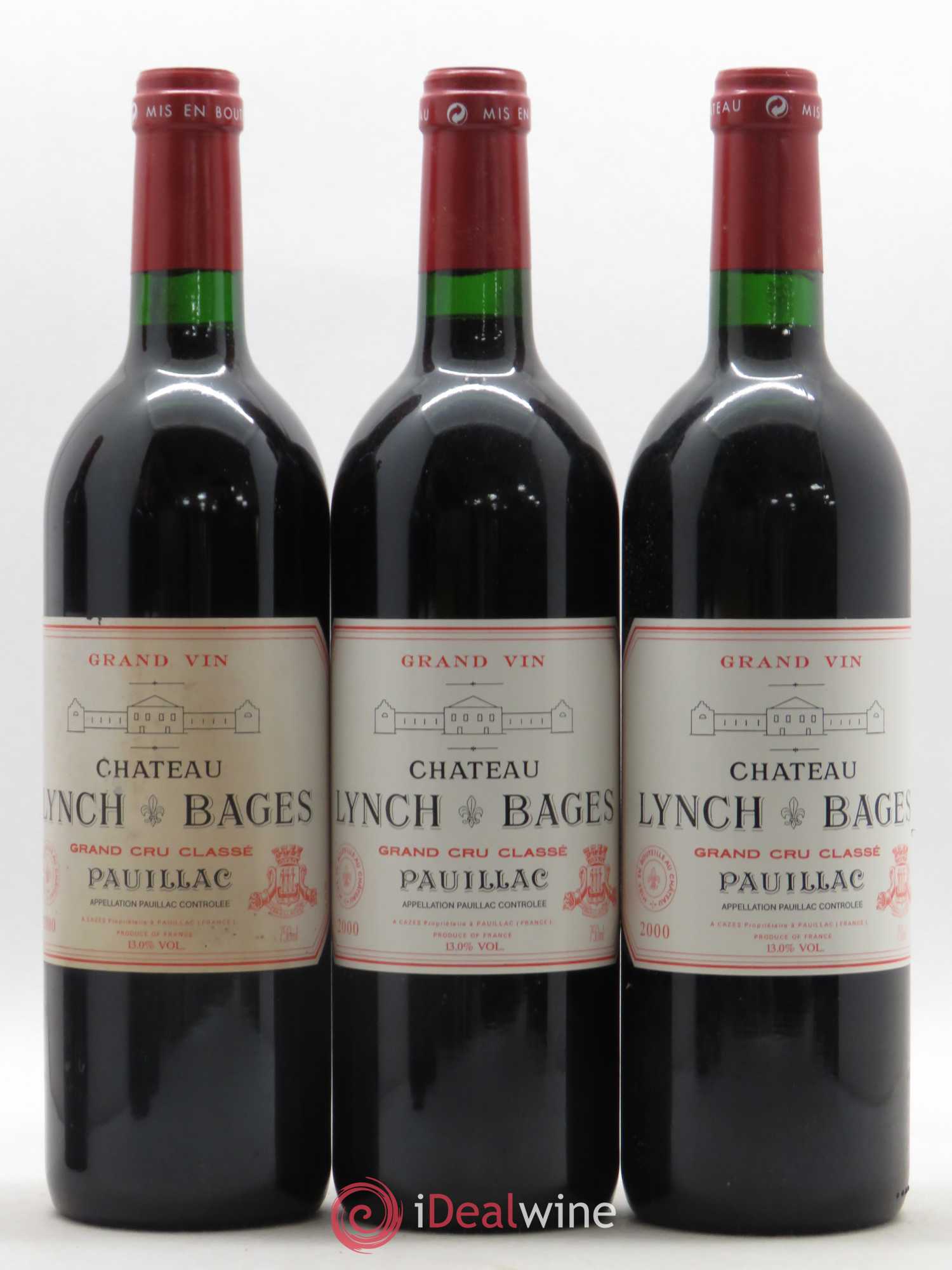 Château Lynch Bages 5ème Grand Cru Classé 2000 - Lot de 12 bouteilles - 3