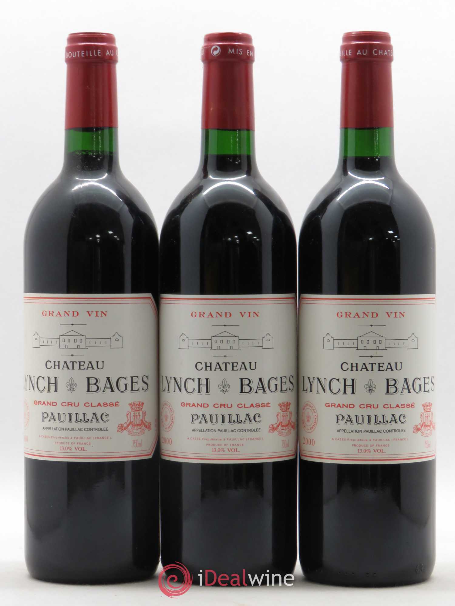 Château Lynch Bages 5ème Grand Cru Classé 2000 - Lot de 12 bouteilles - 4
