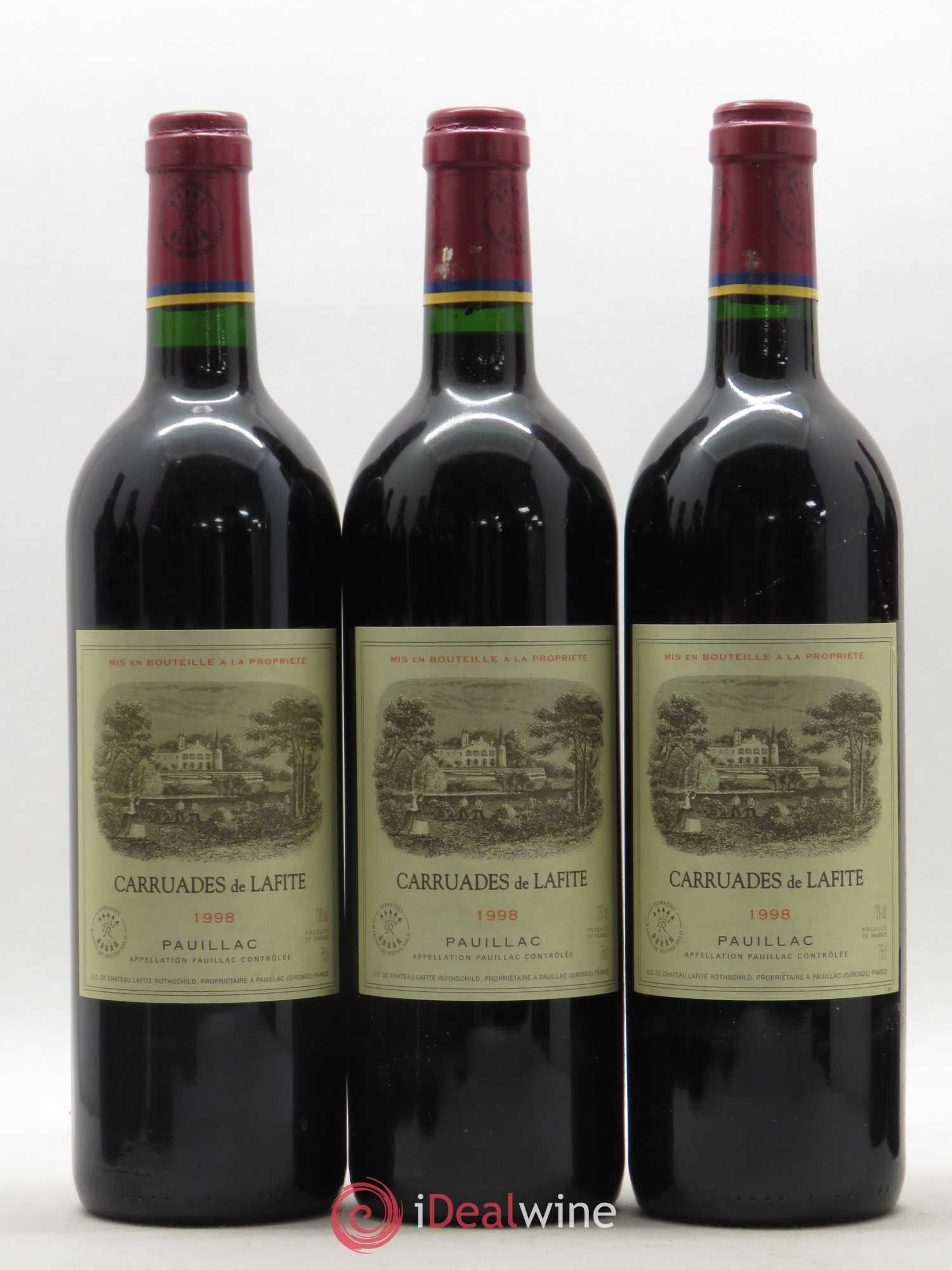Carruades de Lafite Rothschild Second Vin 1998 - Lot de 6 bouteilles - 2