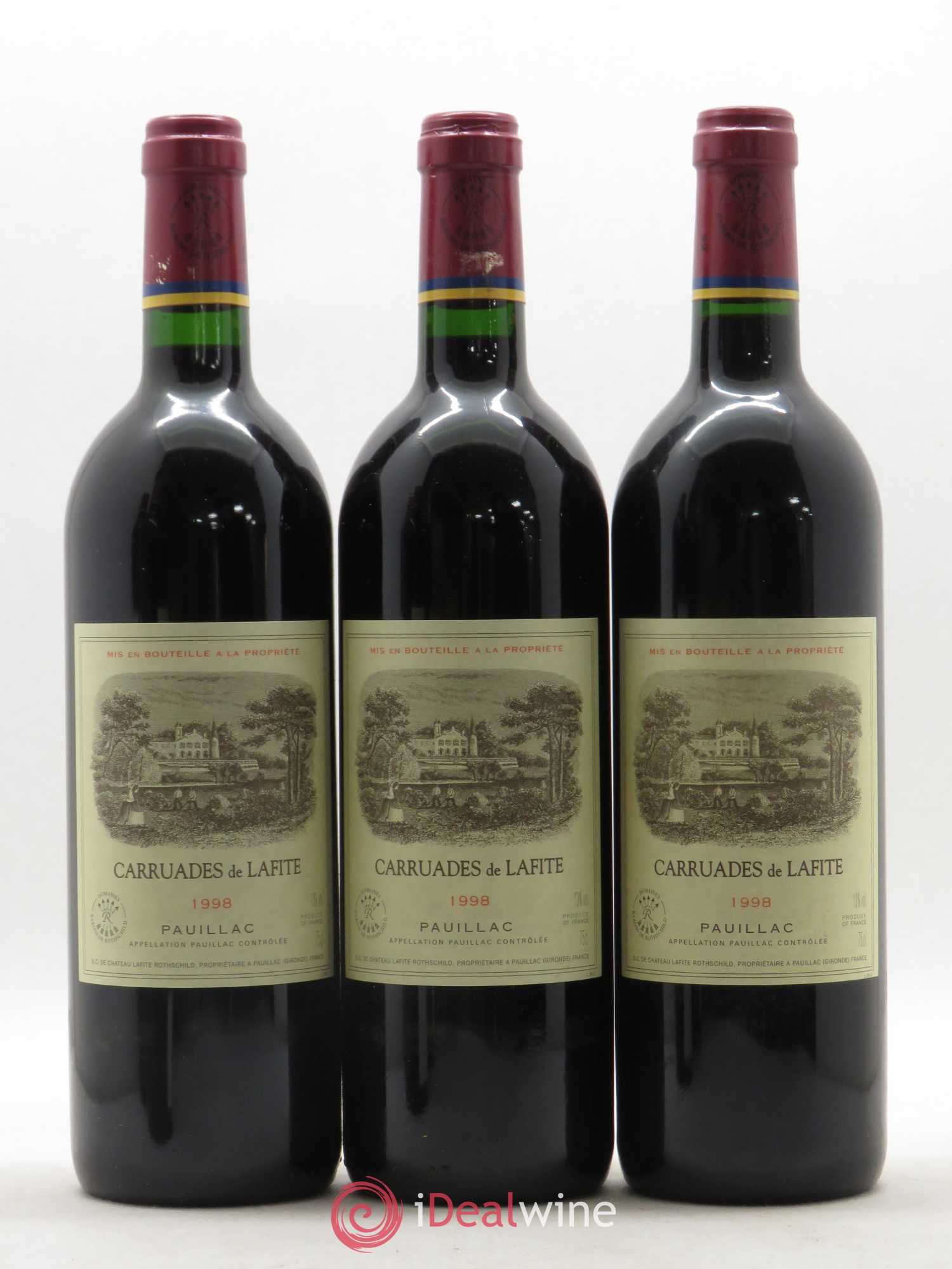 Carruades de Lafite Rothschild Second Vin 1998 - Lot de 6 bouteilles - 3