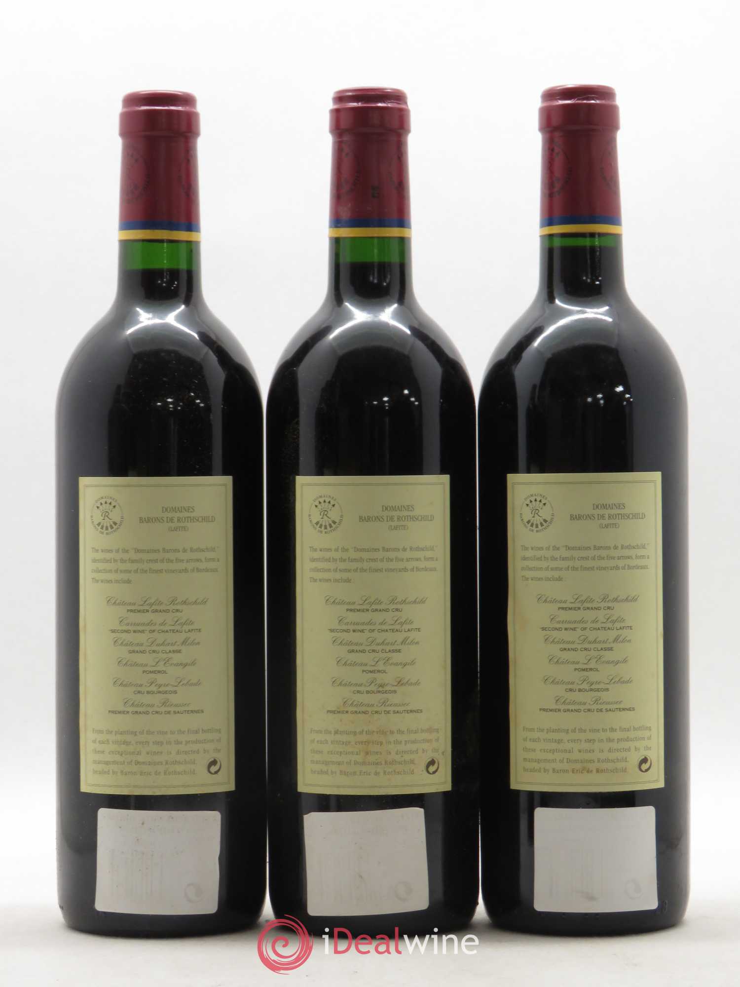 Carruades de Lafite Rothschild Second Vin 1998 - Lot de 6 bouteilles - 4