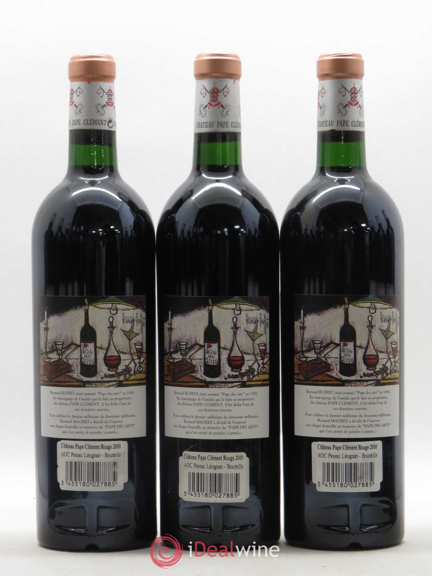 Château Pape Clément Cru Classé de Graves 2000 - Lot de 12 bouteilles - 2