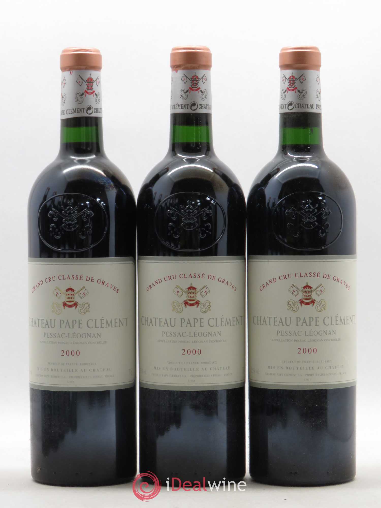 Château Pape Clément Cru Classé de Graves 2000 - Lot de 12 bouteilles - 3