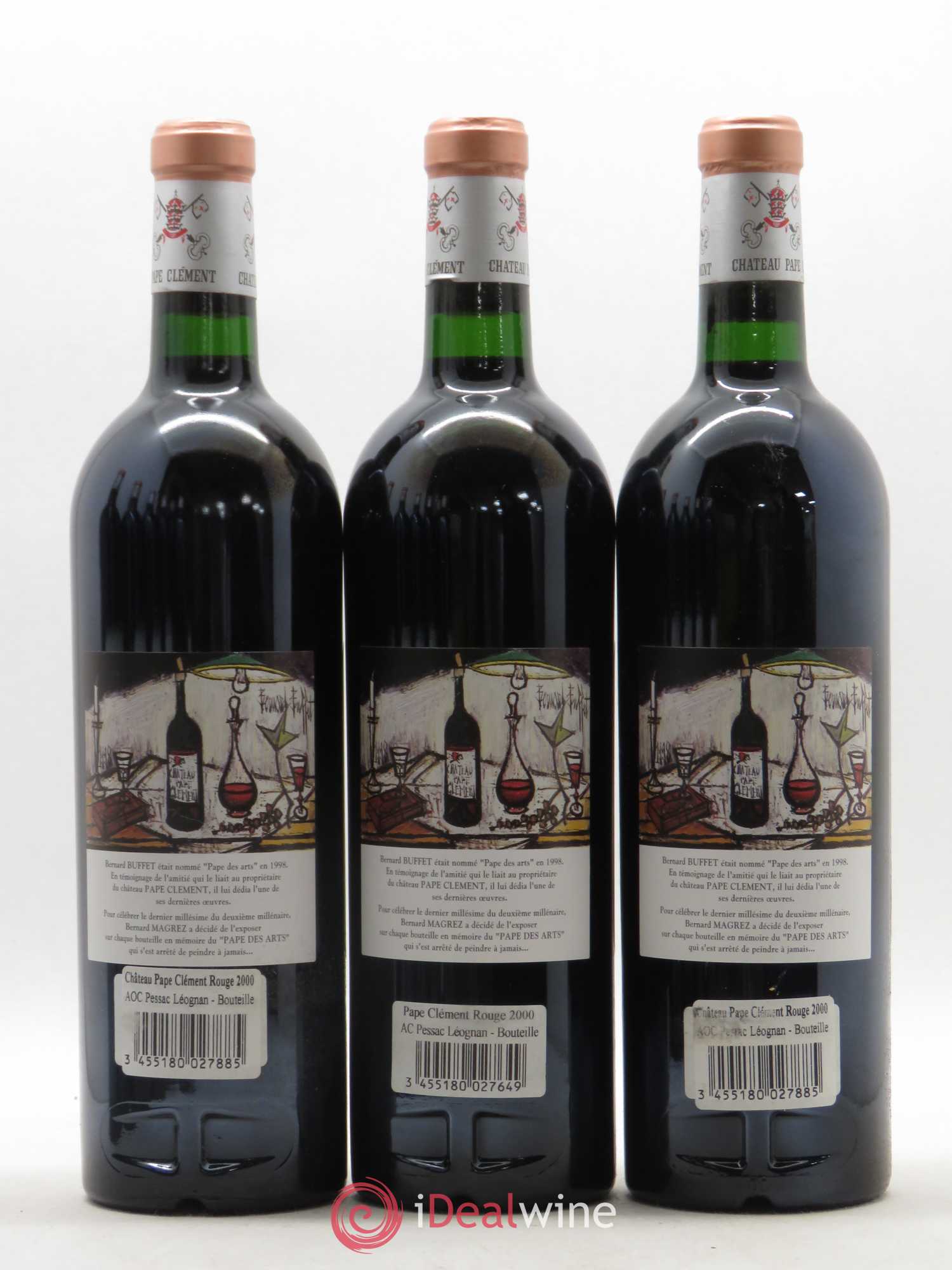 Château Pape Clément Cru Classé de Graves 2000 - Lot de 12 bouteilles - 4