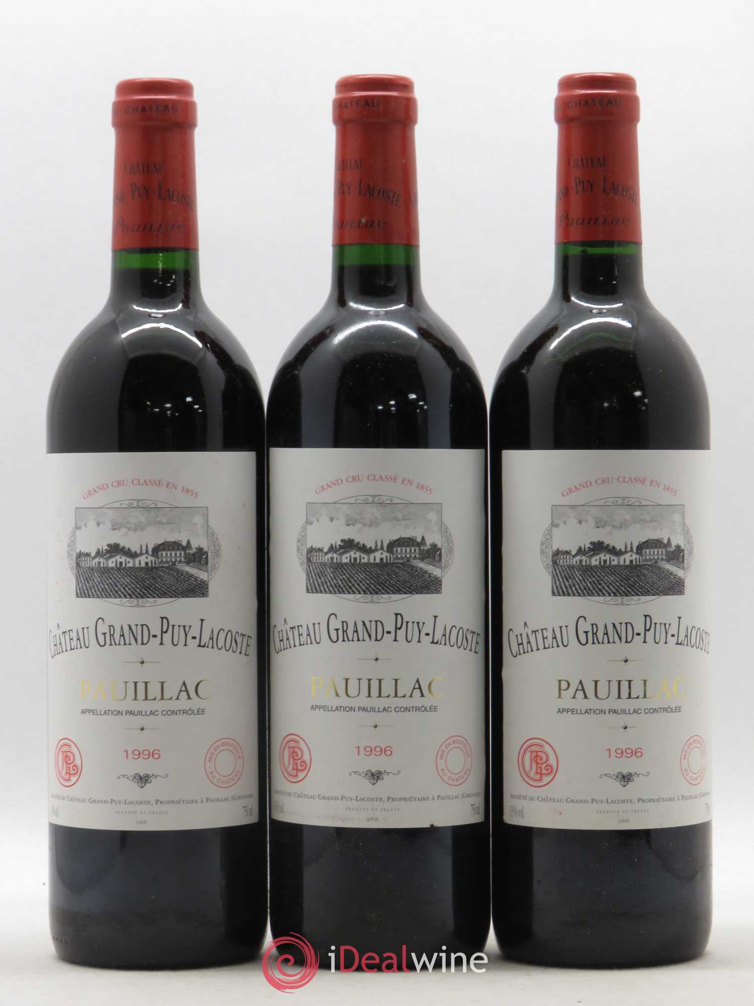 Château Grand Puy Lacoste 5ème Grand Cru Classé 1996 - Lot de 12 bouteilles - 4