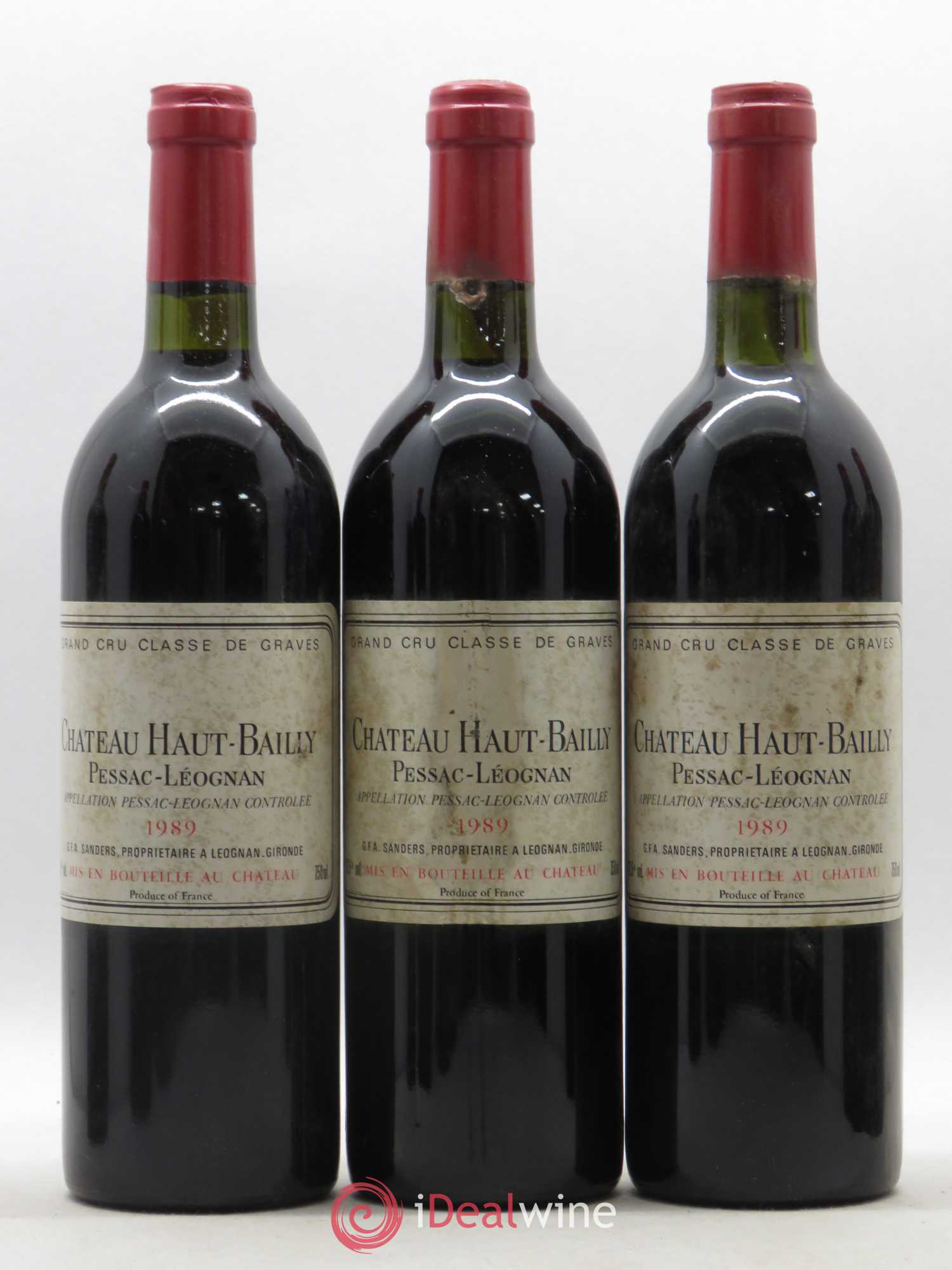 Château Haut-Bailly Cru Classé de Graves 1989 - Lot de 12 bouteilles - 2
