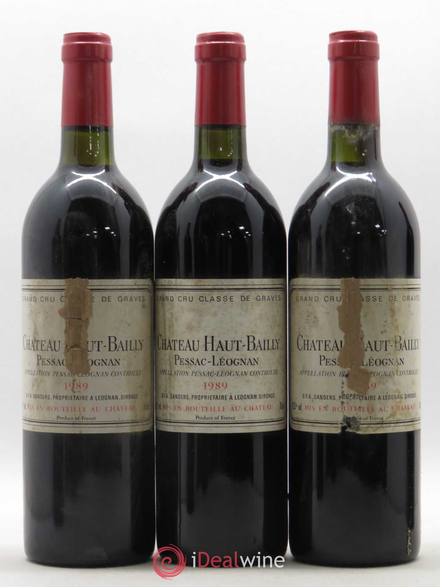 Château Haut-Bailly Cru Classé de Graves 1989 - Lot de 12 bouteilles - 3