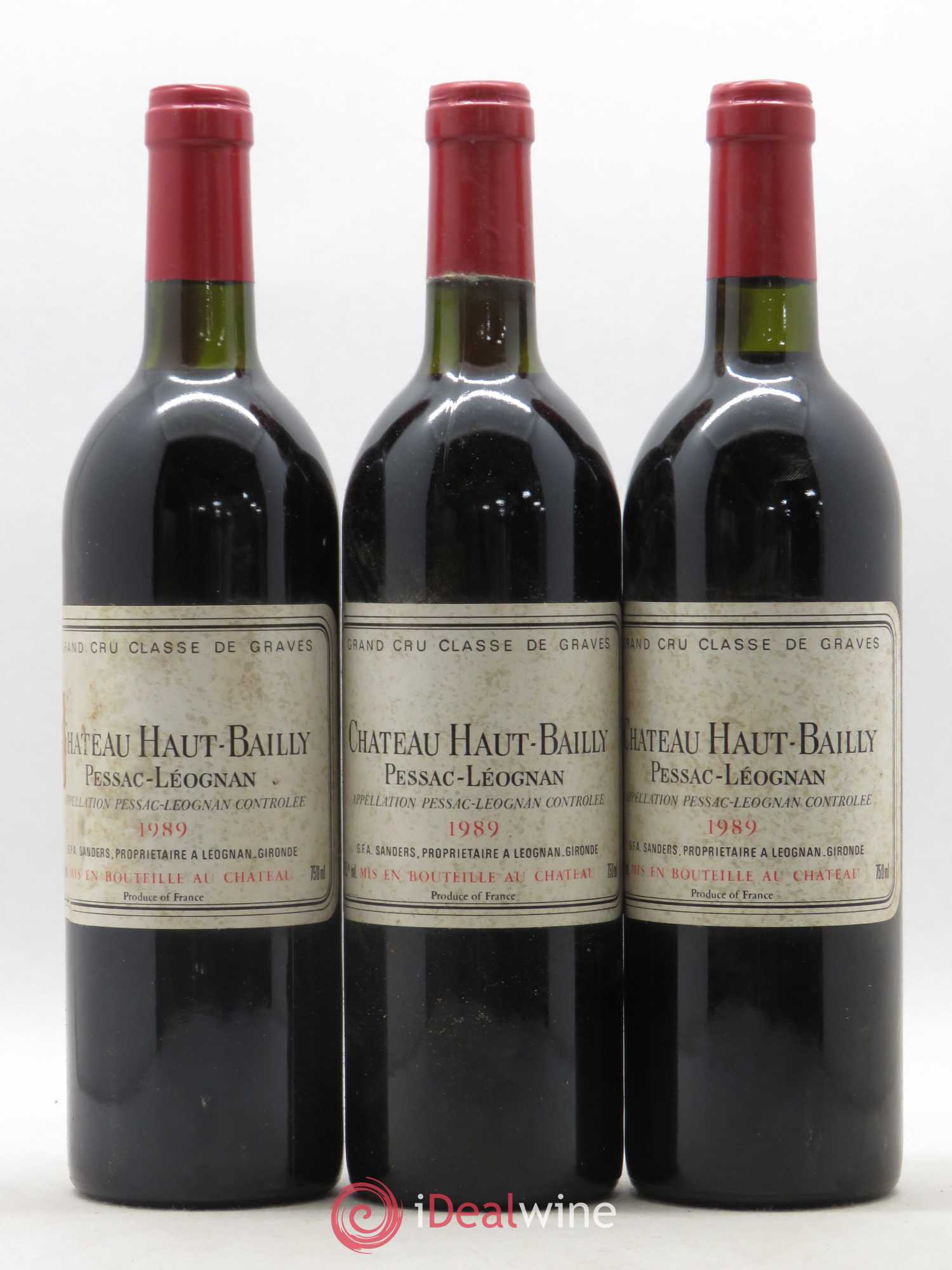 Château Haut-Bailly Cru Classé de Graves 1989 - Lot de 12 bouteilles - 4