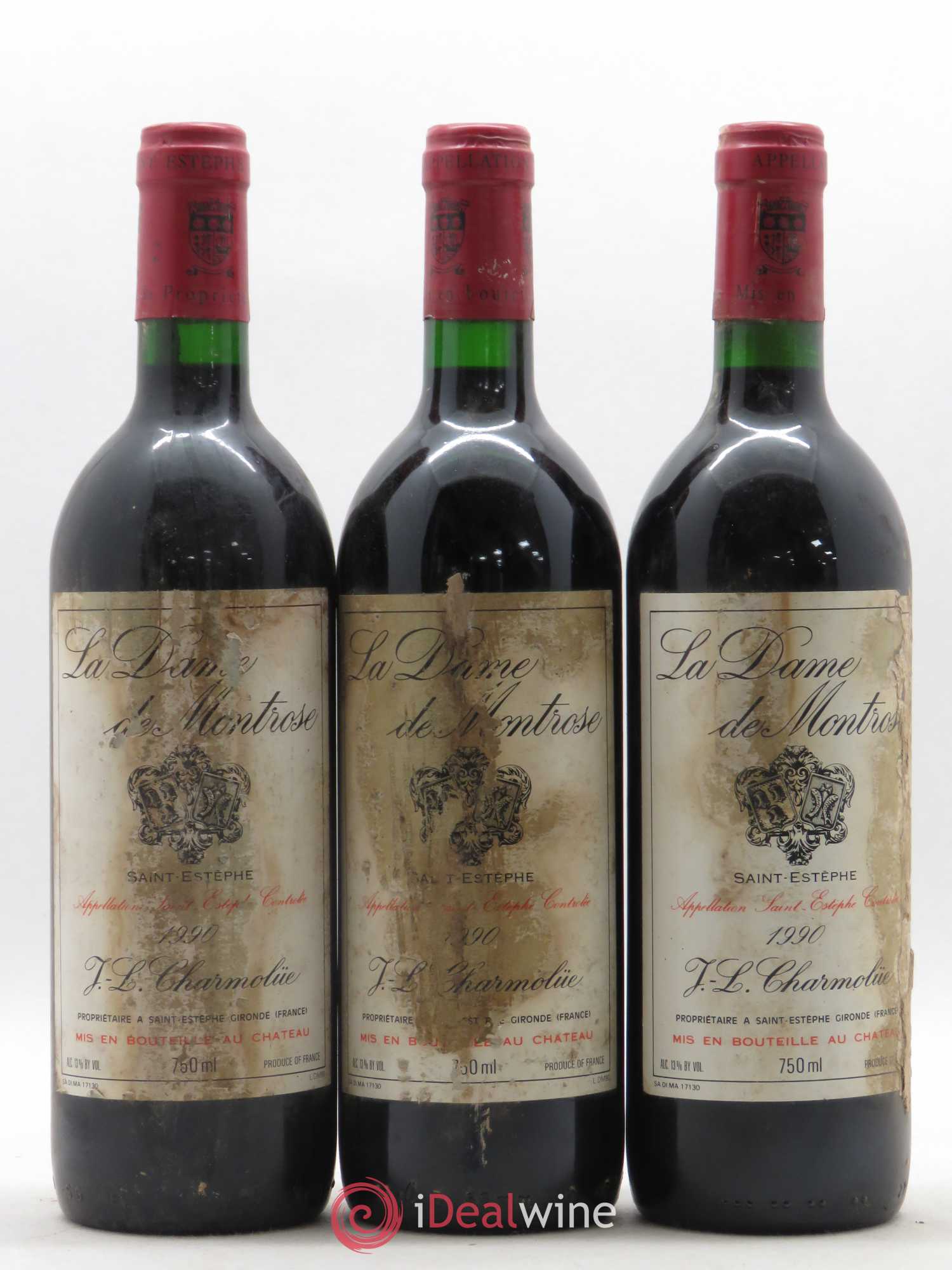 La Dame de Montrose Second Vin 1990 - Lot de 12 bouteilles - 4