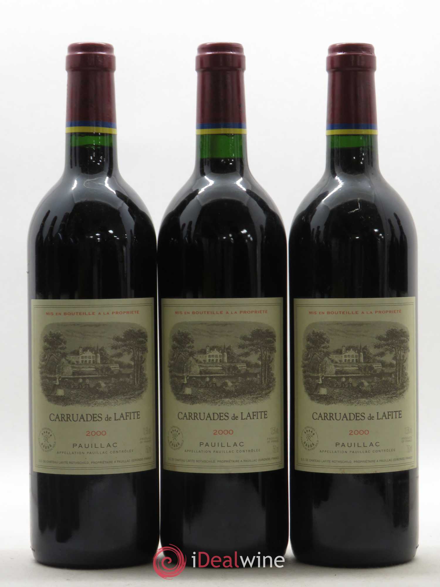 Carruades de Lafite Rothschild Second Vin 2000 - Lot de 12 bouteilles - 1