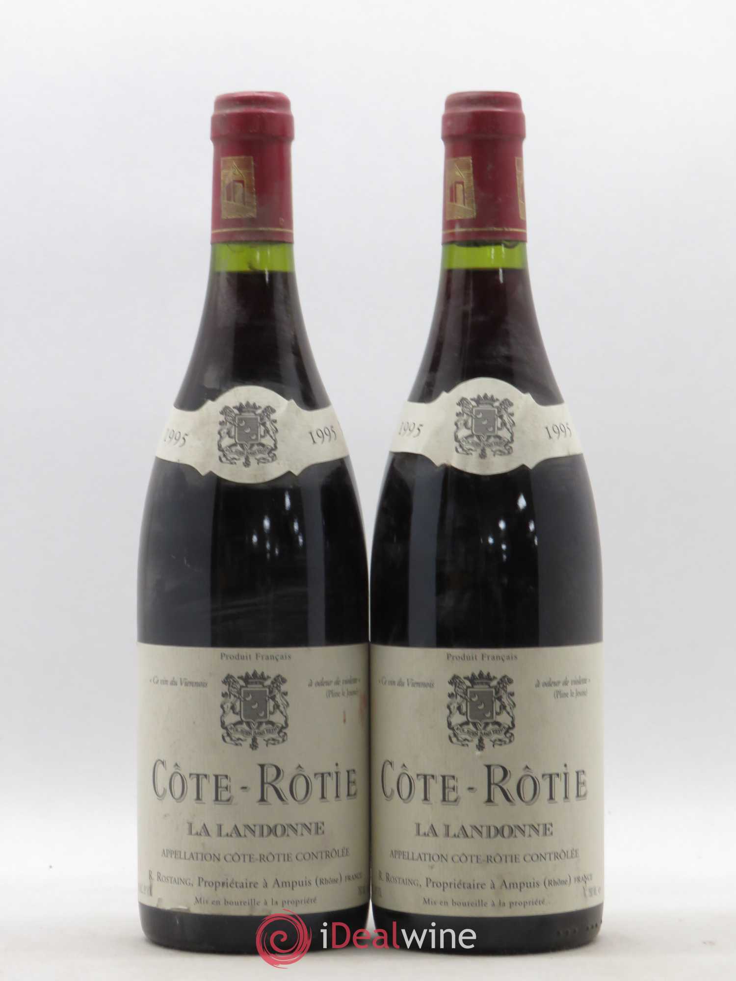 Côte-Rôtie La Landonne René Rostaing 1995 - Lot de 2 bouteilles - 0
