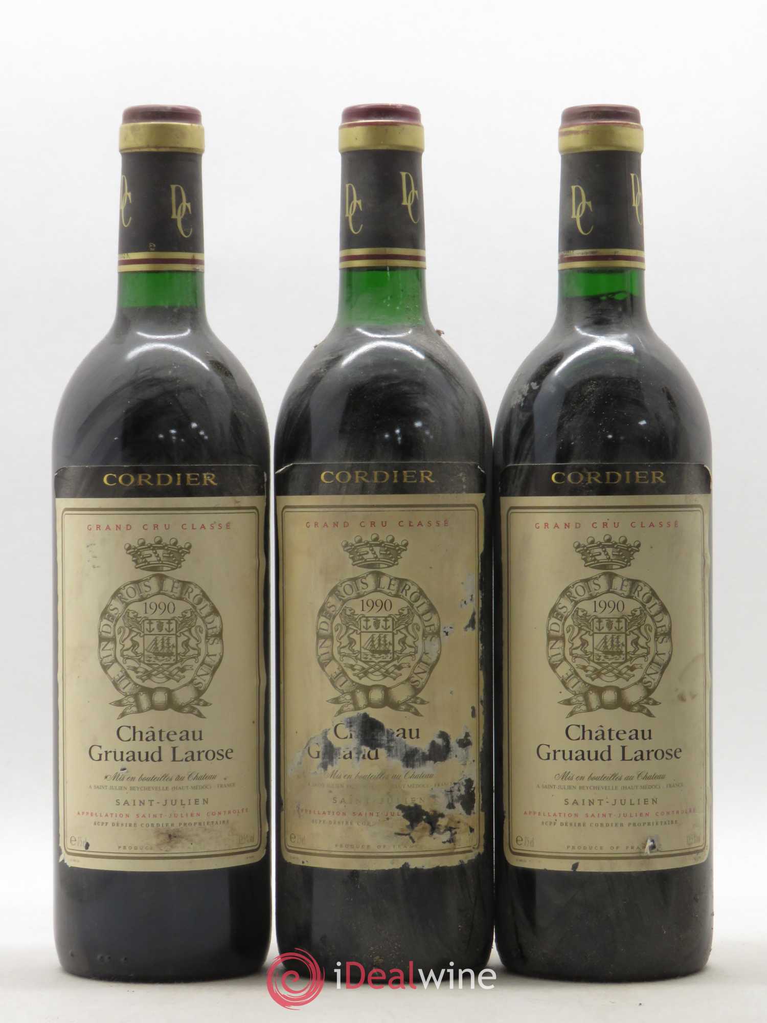 Château Gruaud Larose 2ème Grand Cru Classé 1990 - Lot de 6 bouteilles - 1